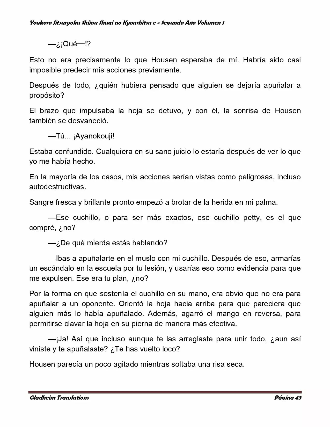 Página 43 del Manga
