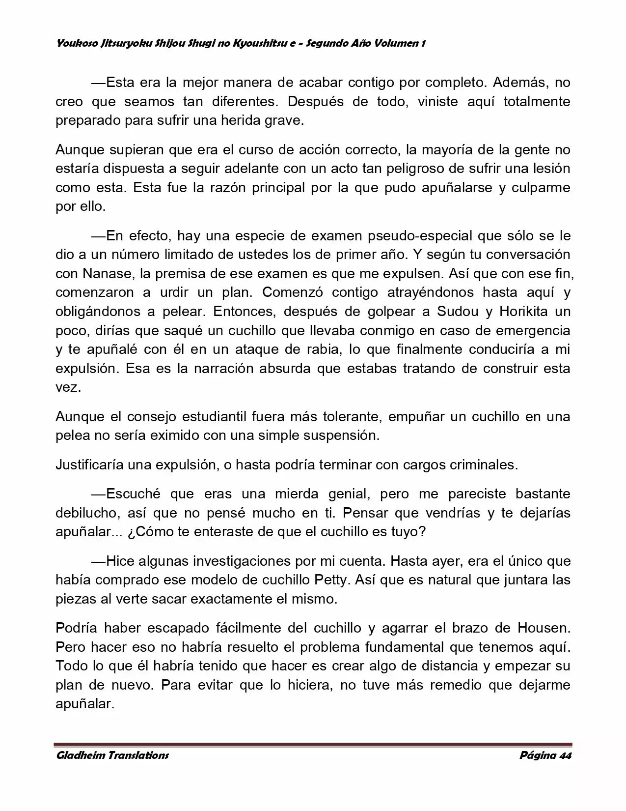 Página 44 del Manga