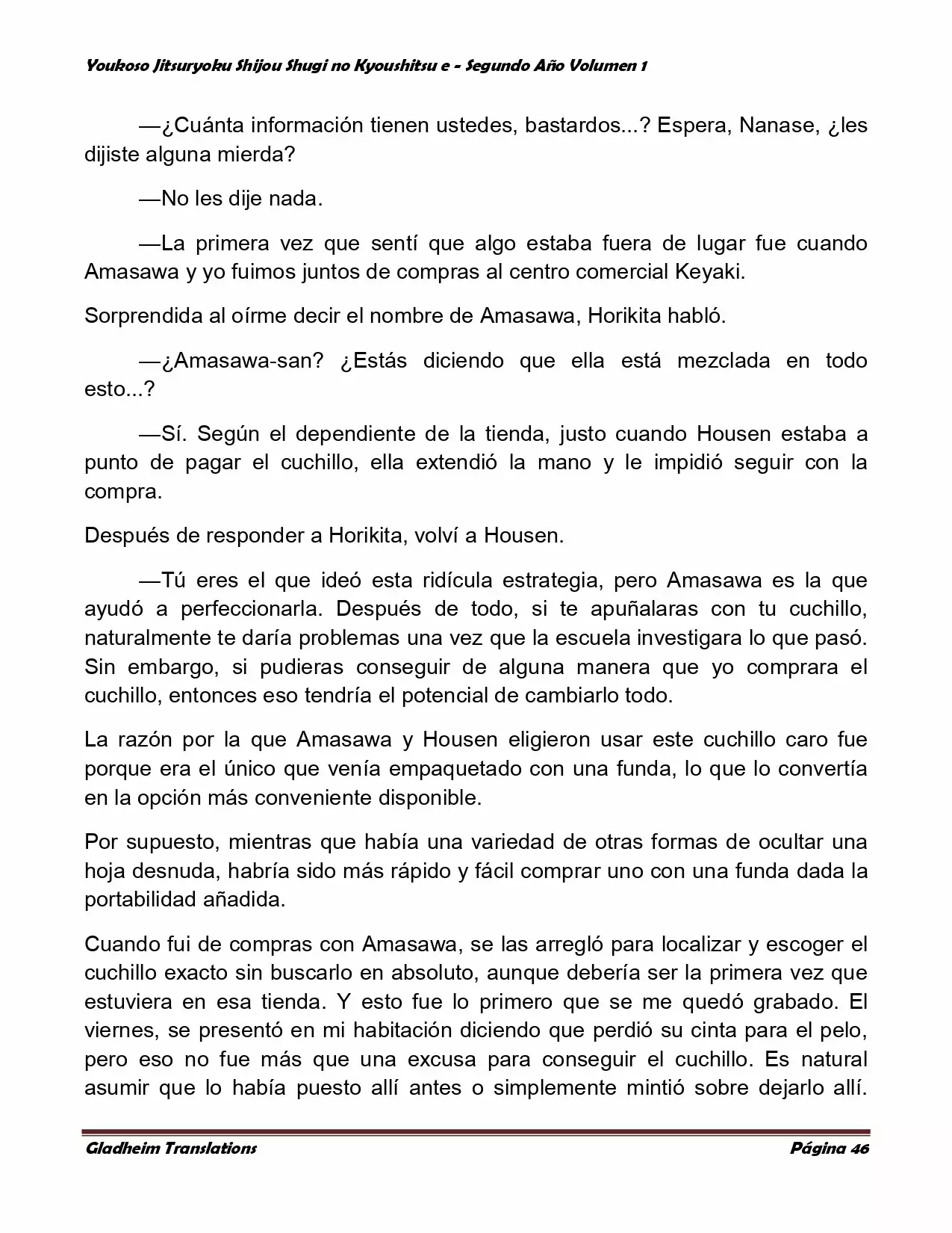 Página 46 del Manga