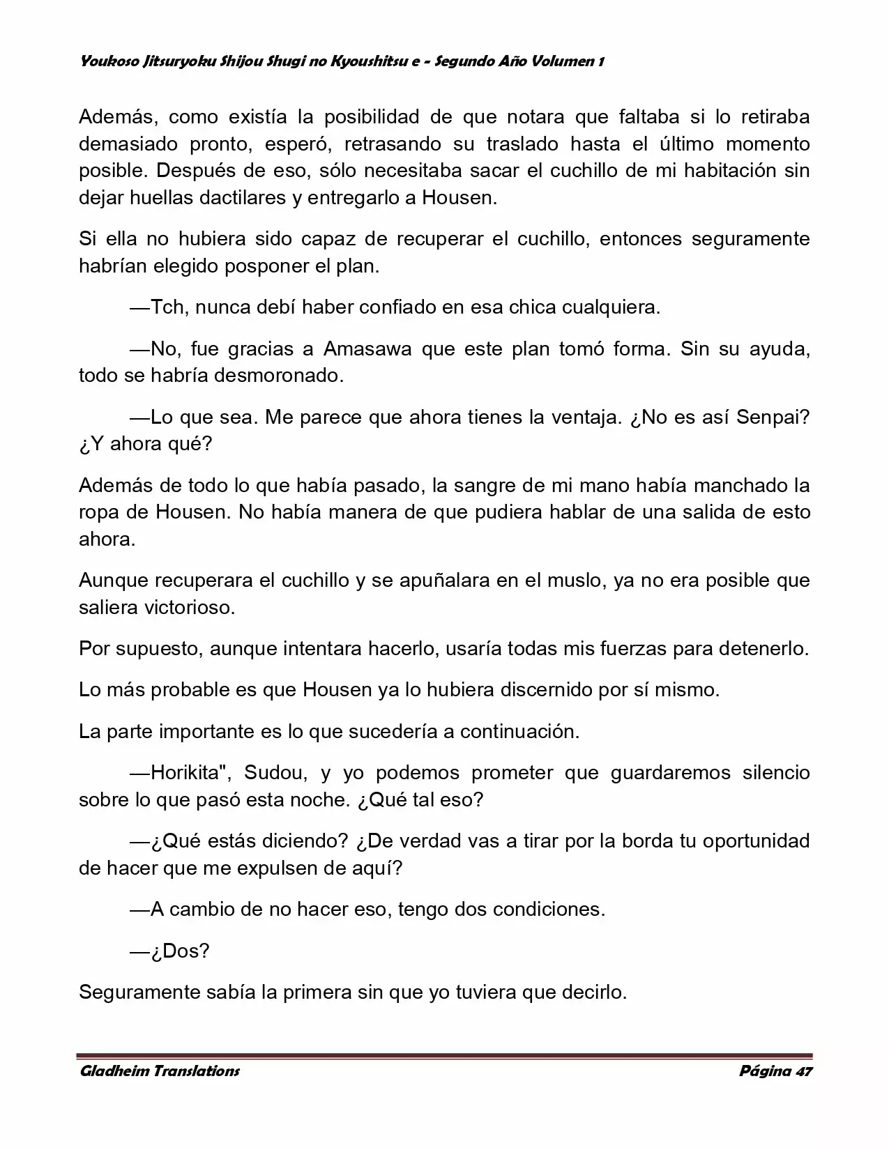 Página 47 del Manga