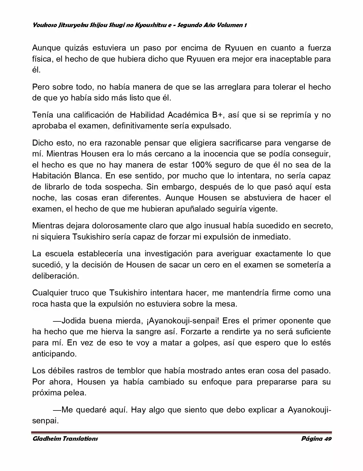 Página 49 del Manga