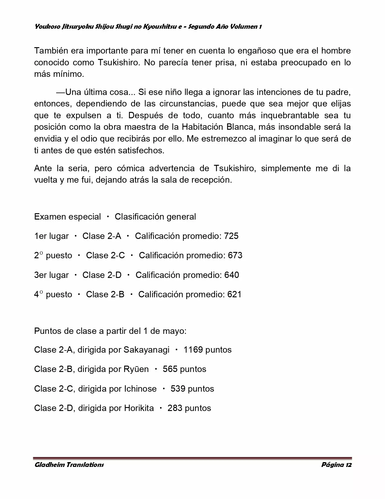 Página 12 del Manga