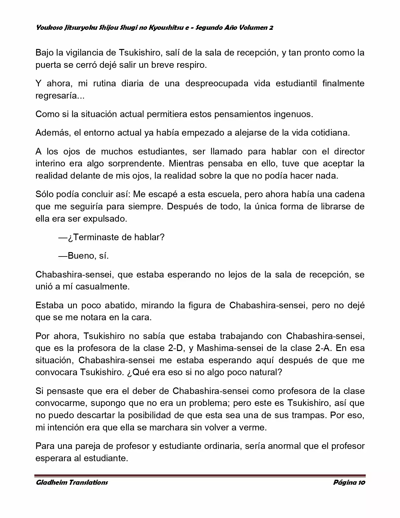 Página 10 del Manga