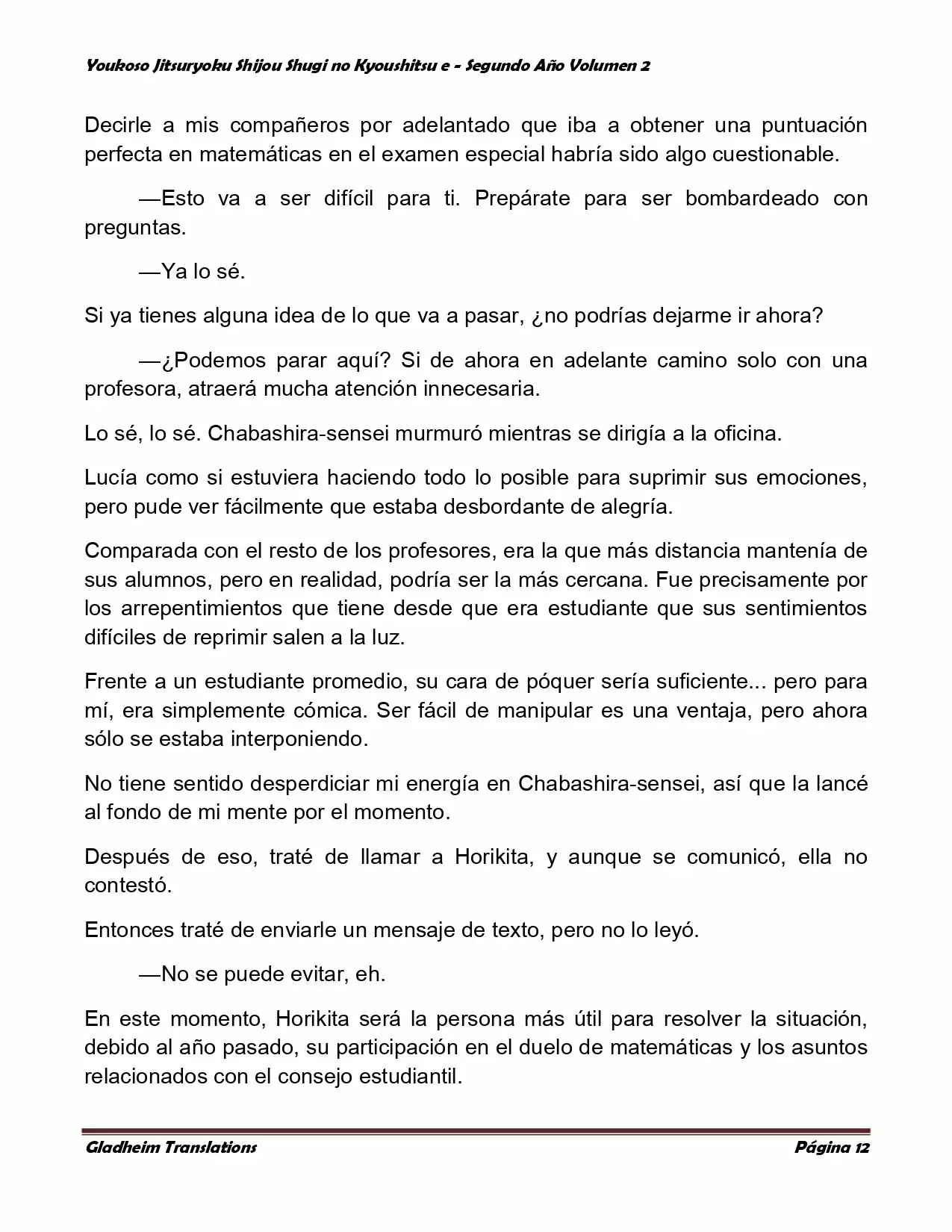 Página 12 del Manga