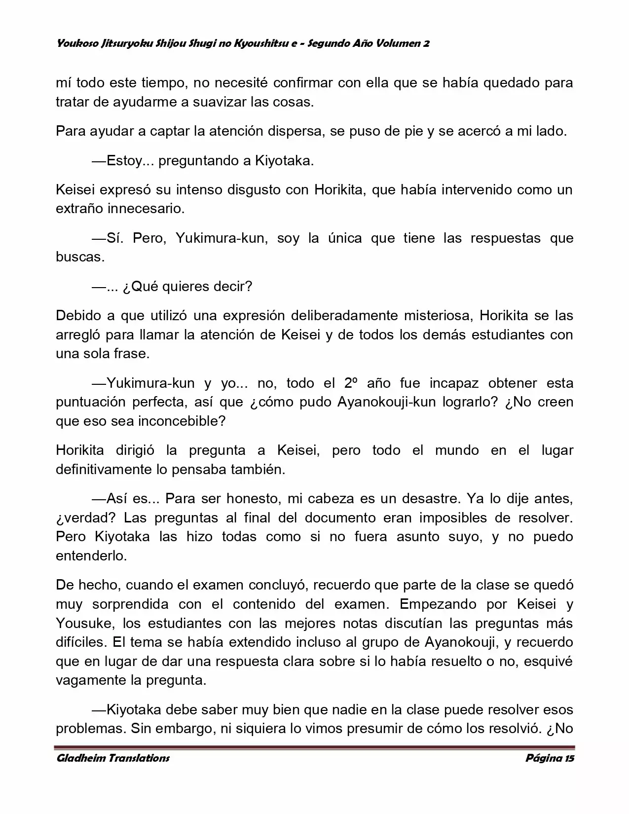 Página 15 del Manga