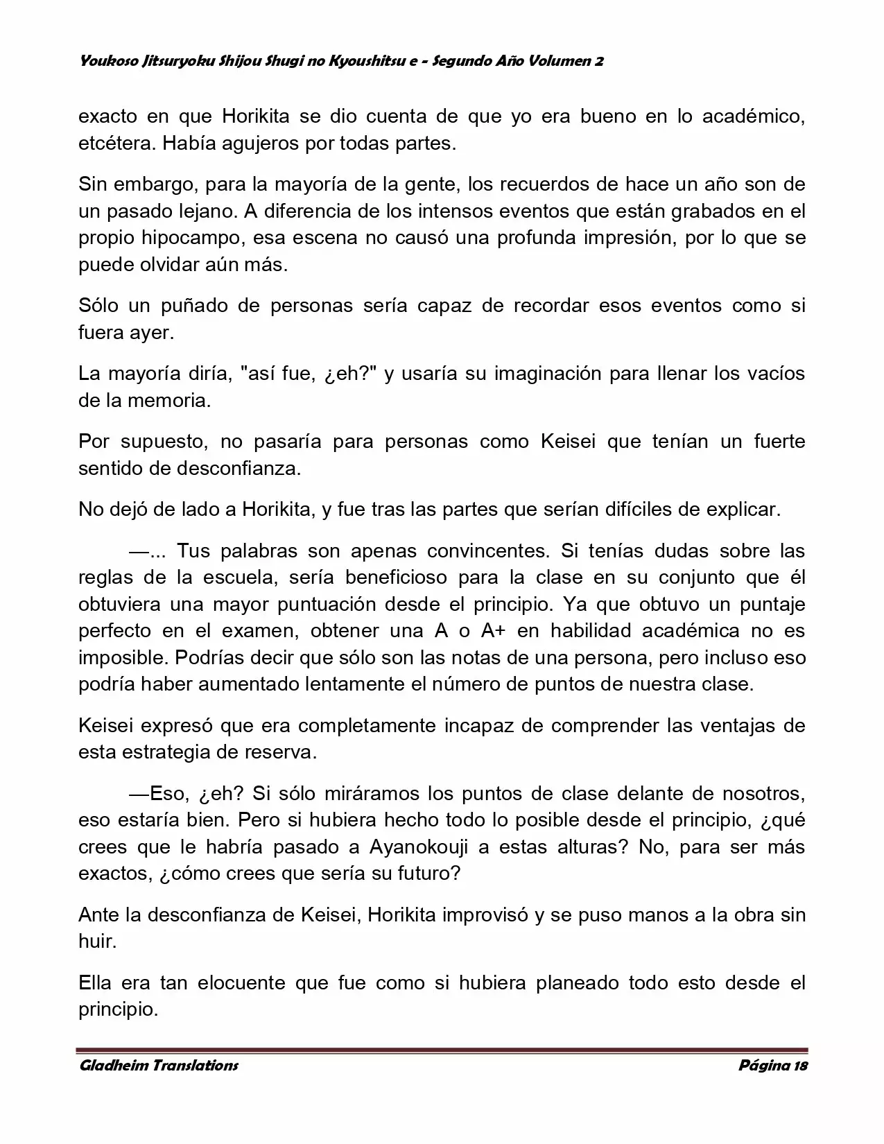 Página 18 del Manga