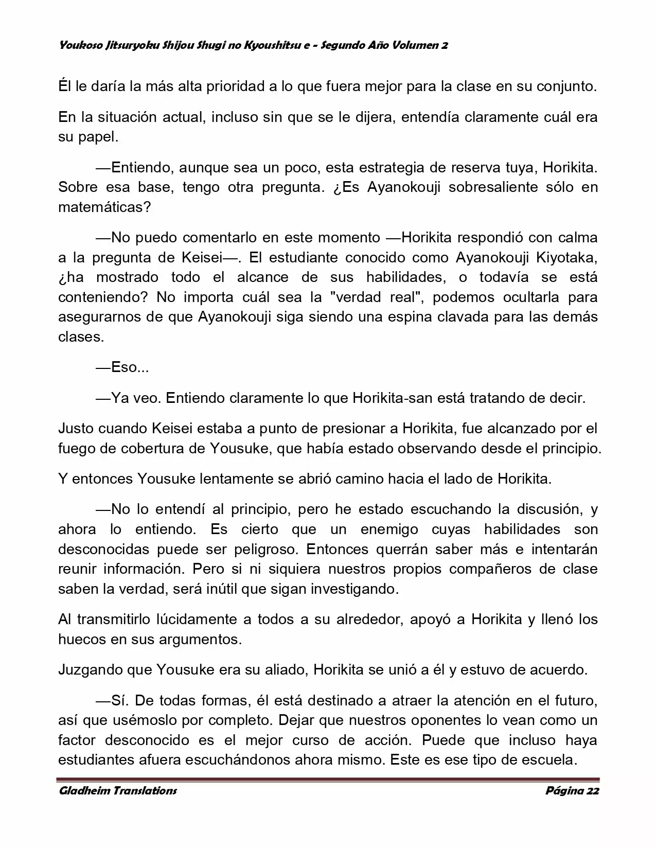 Página 22 del Manga