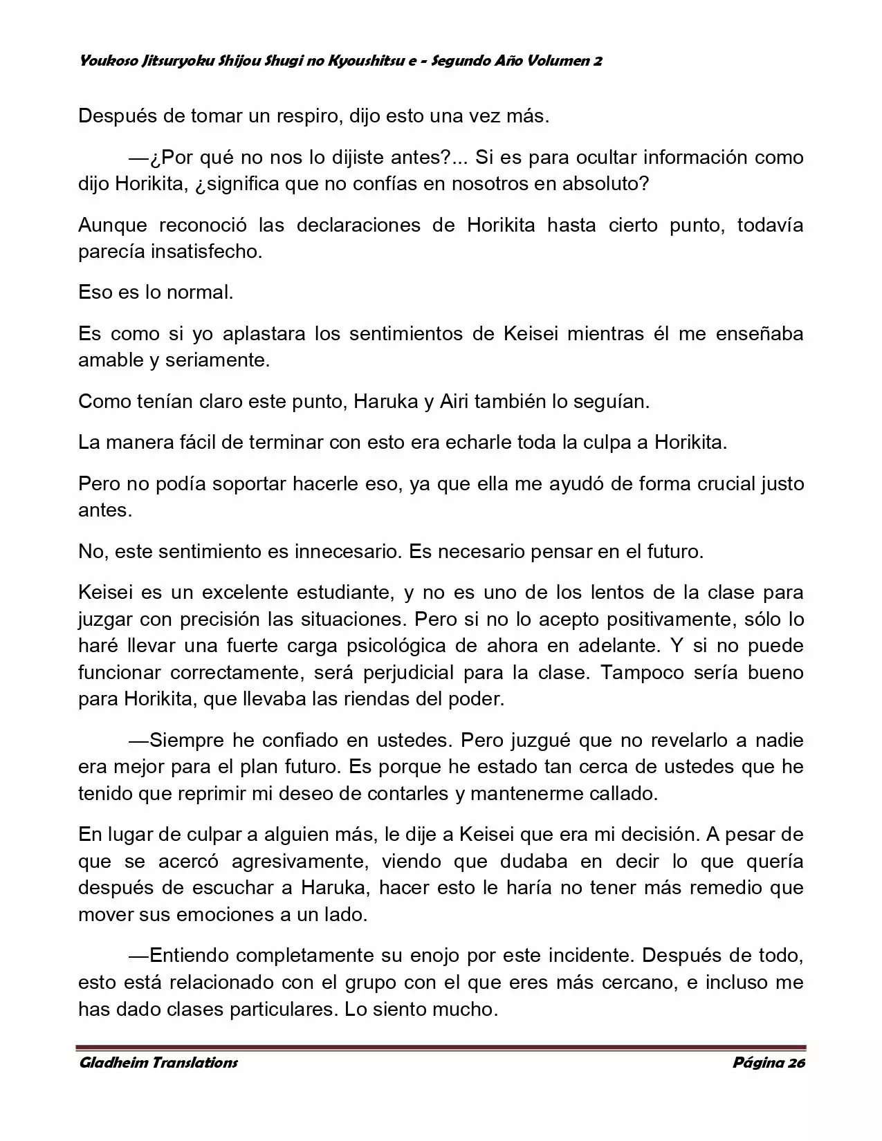 Página 26 del Manga