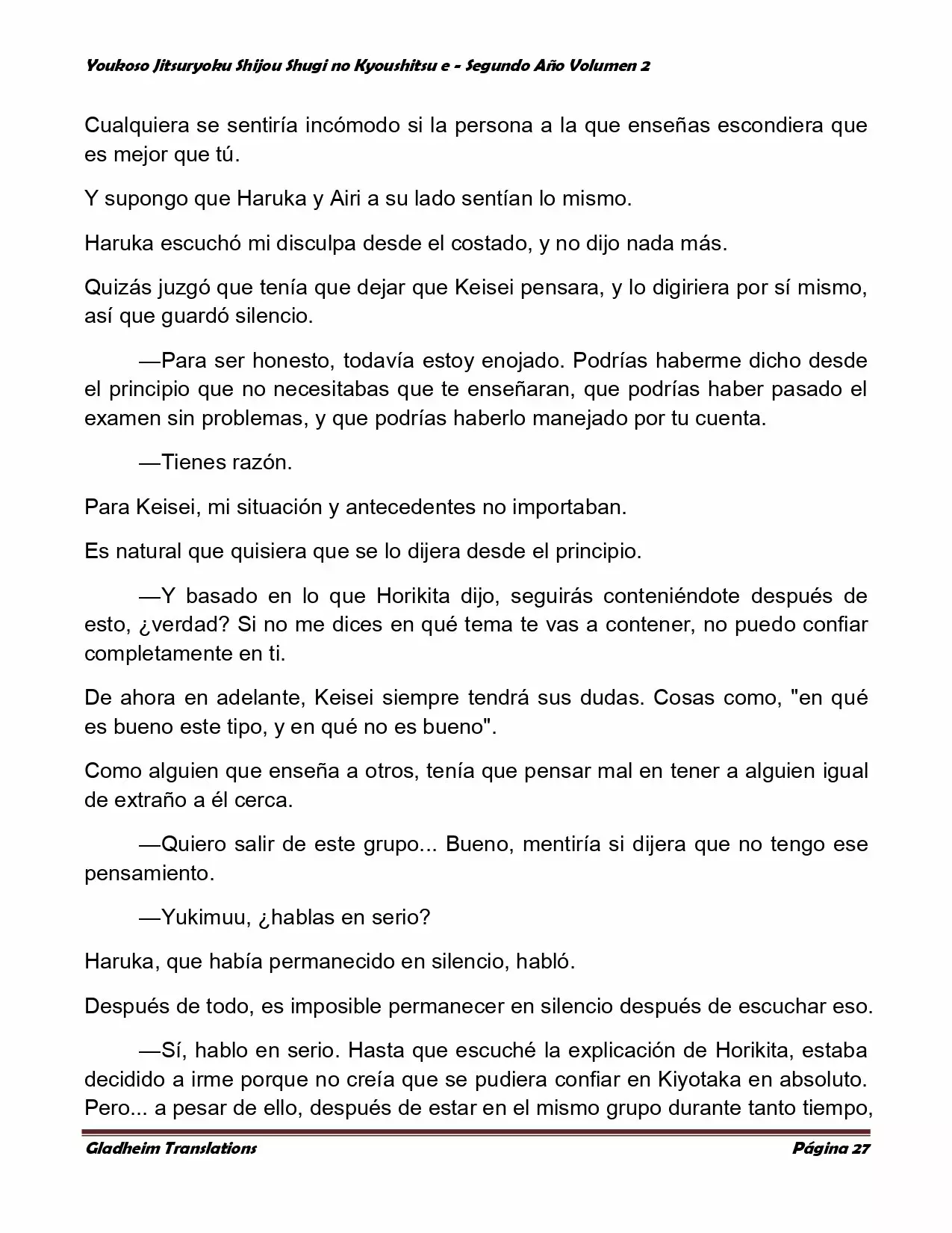 Página 27 del Manga