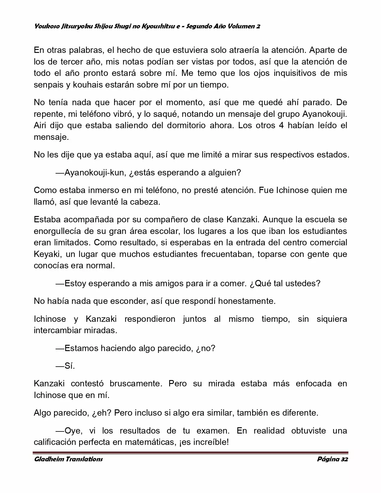 Página 32 del Manga