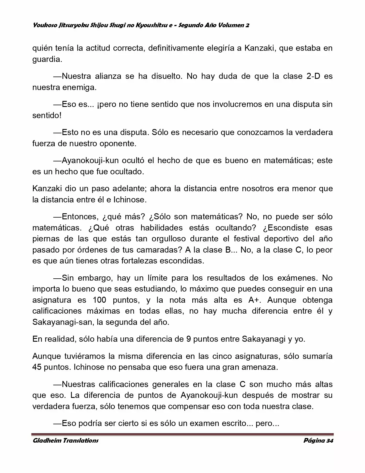 Página 34 del Manga