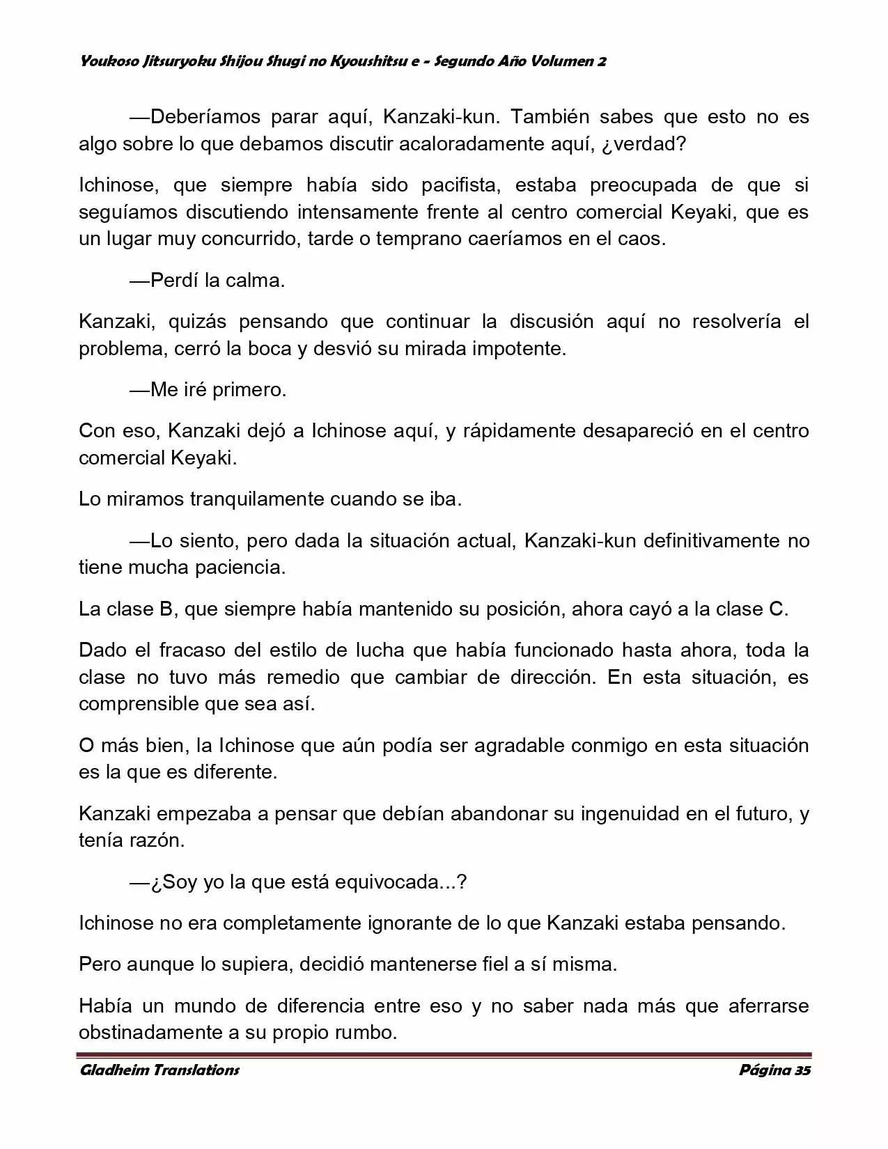 Página 35 del Manga