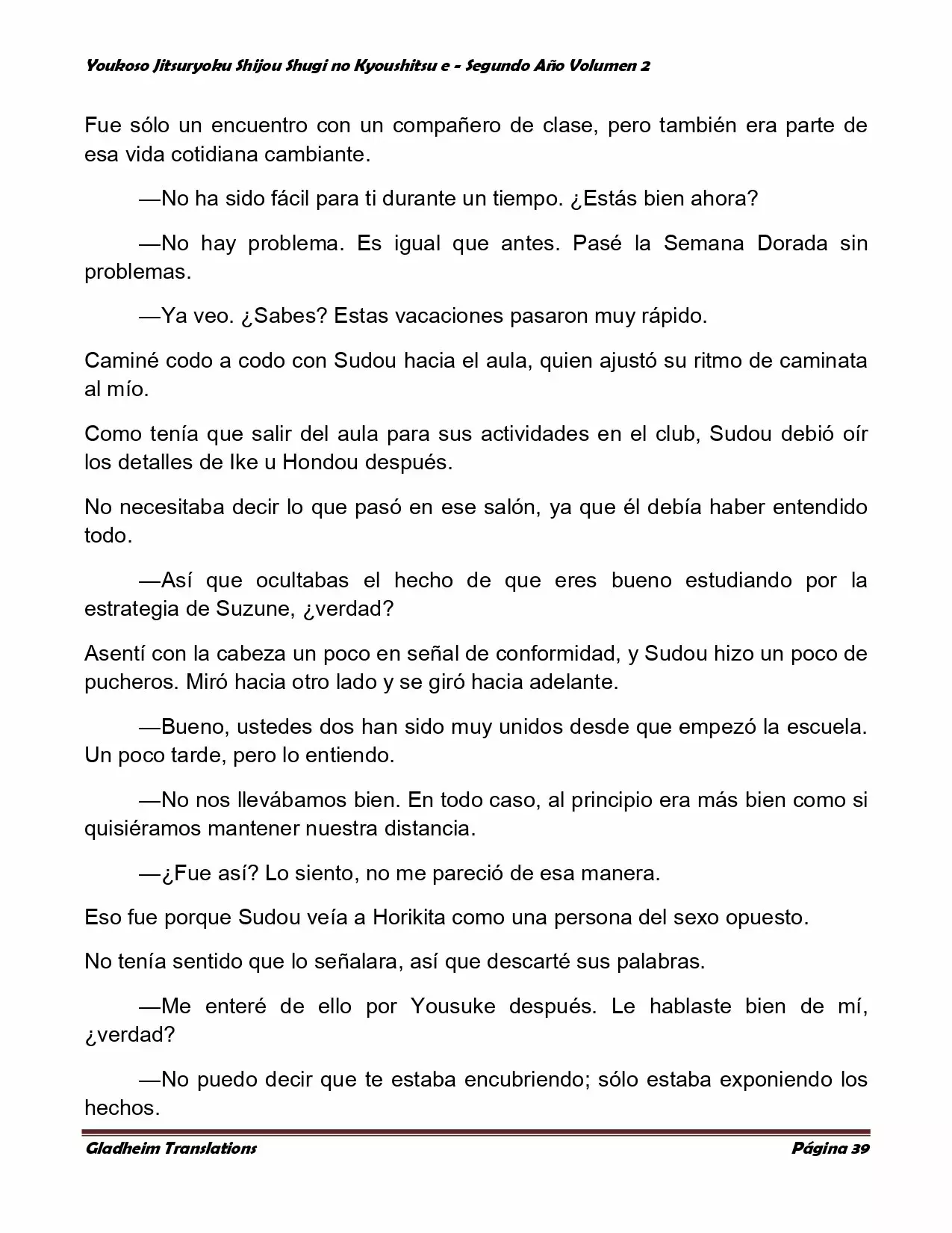 Página 39 del Manga