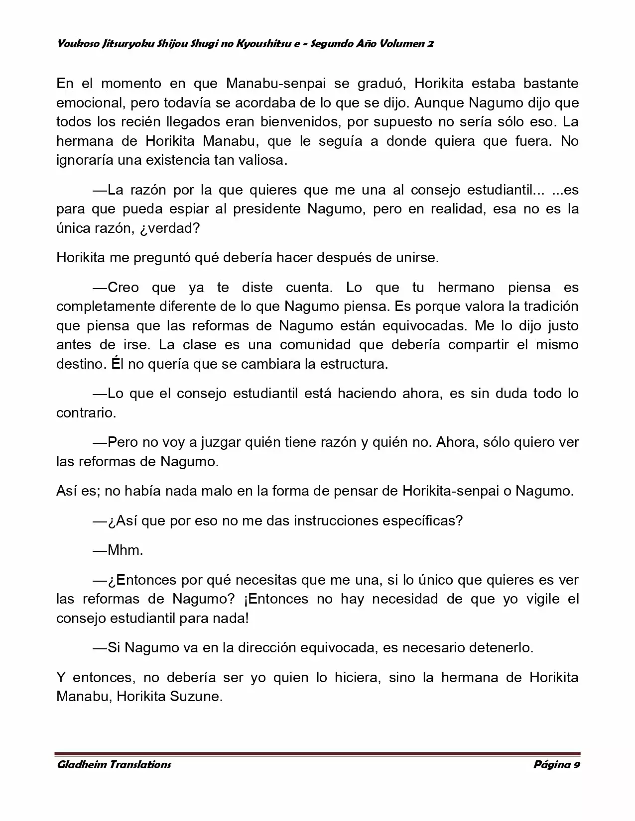 Página 9 del Manga