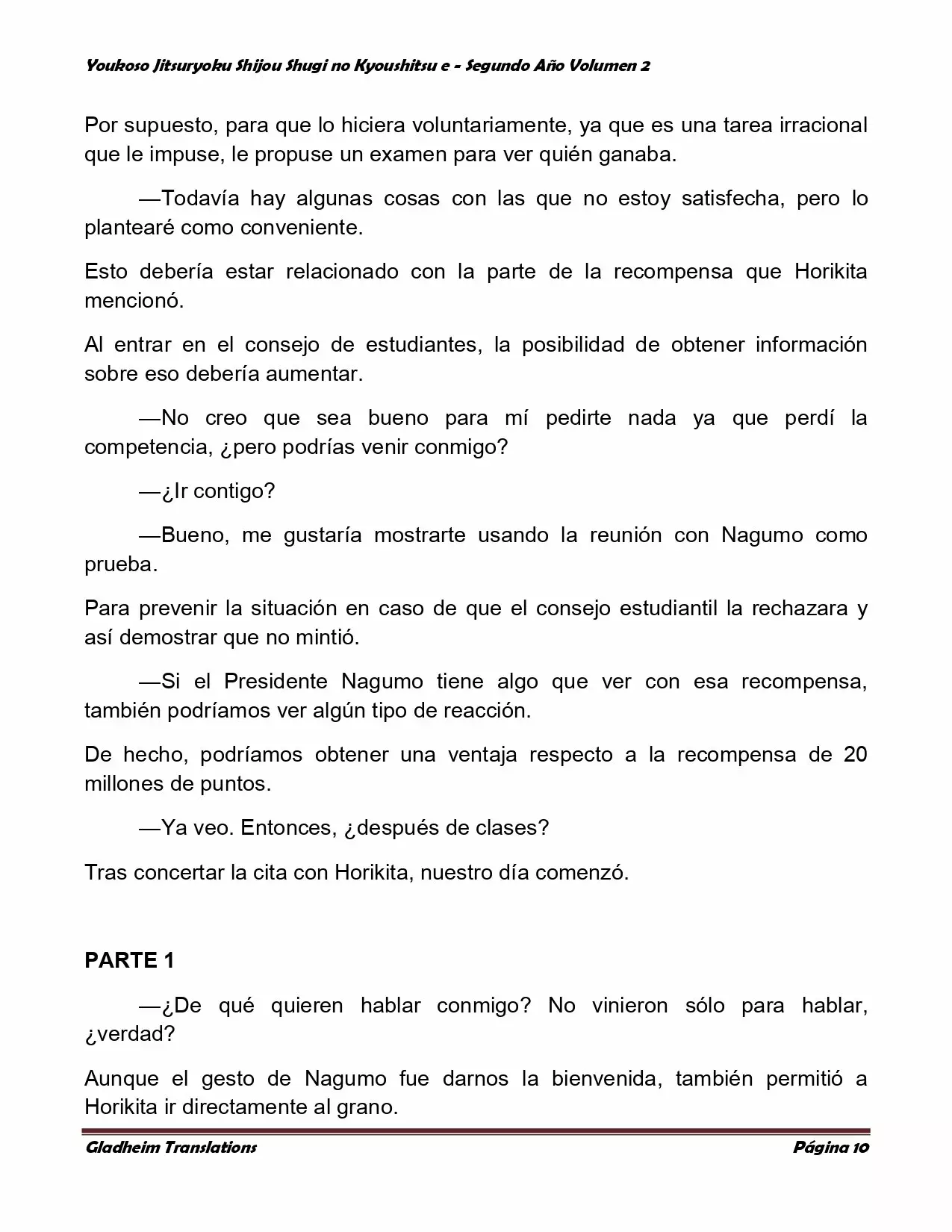 Página 10 del Manga