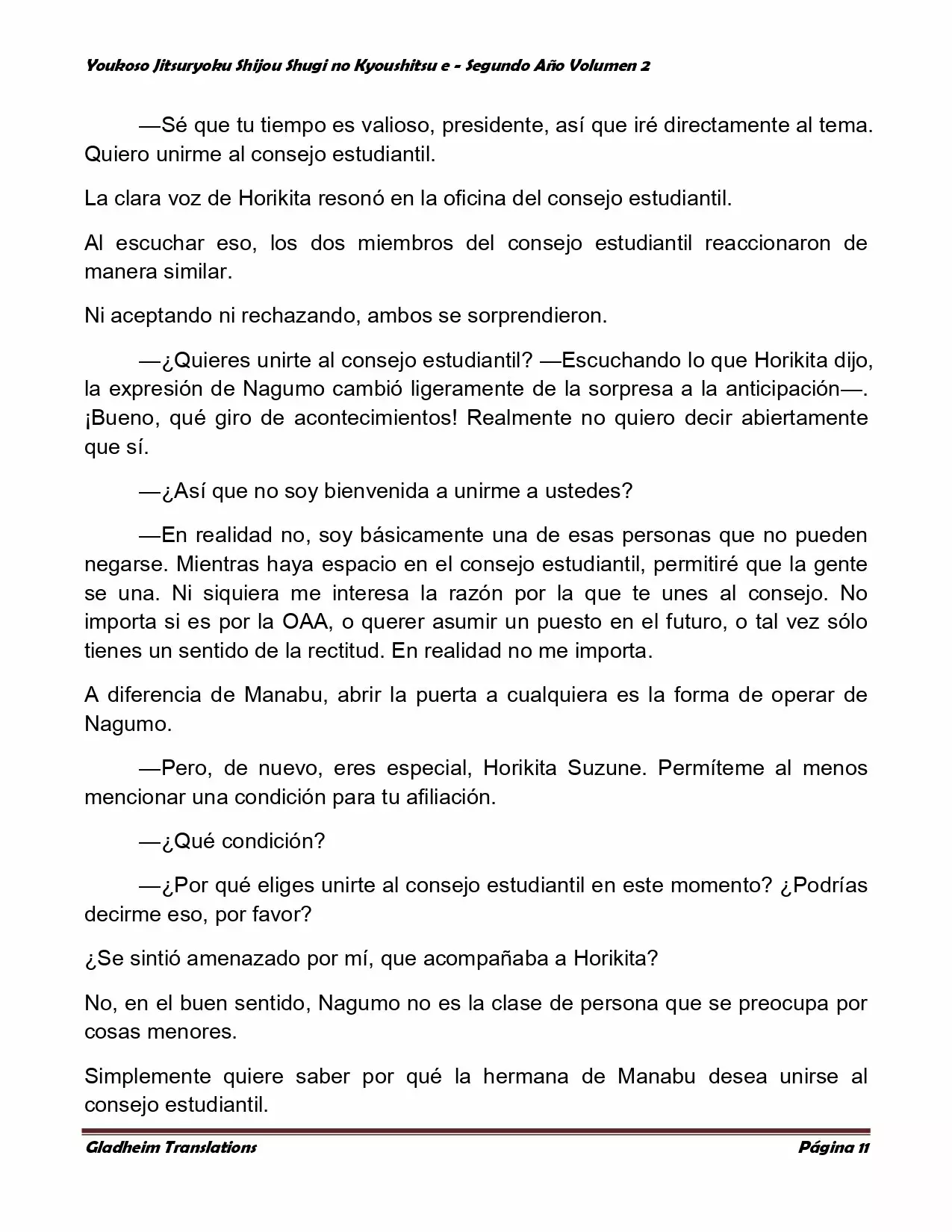 Página 11 del Manga