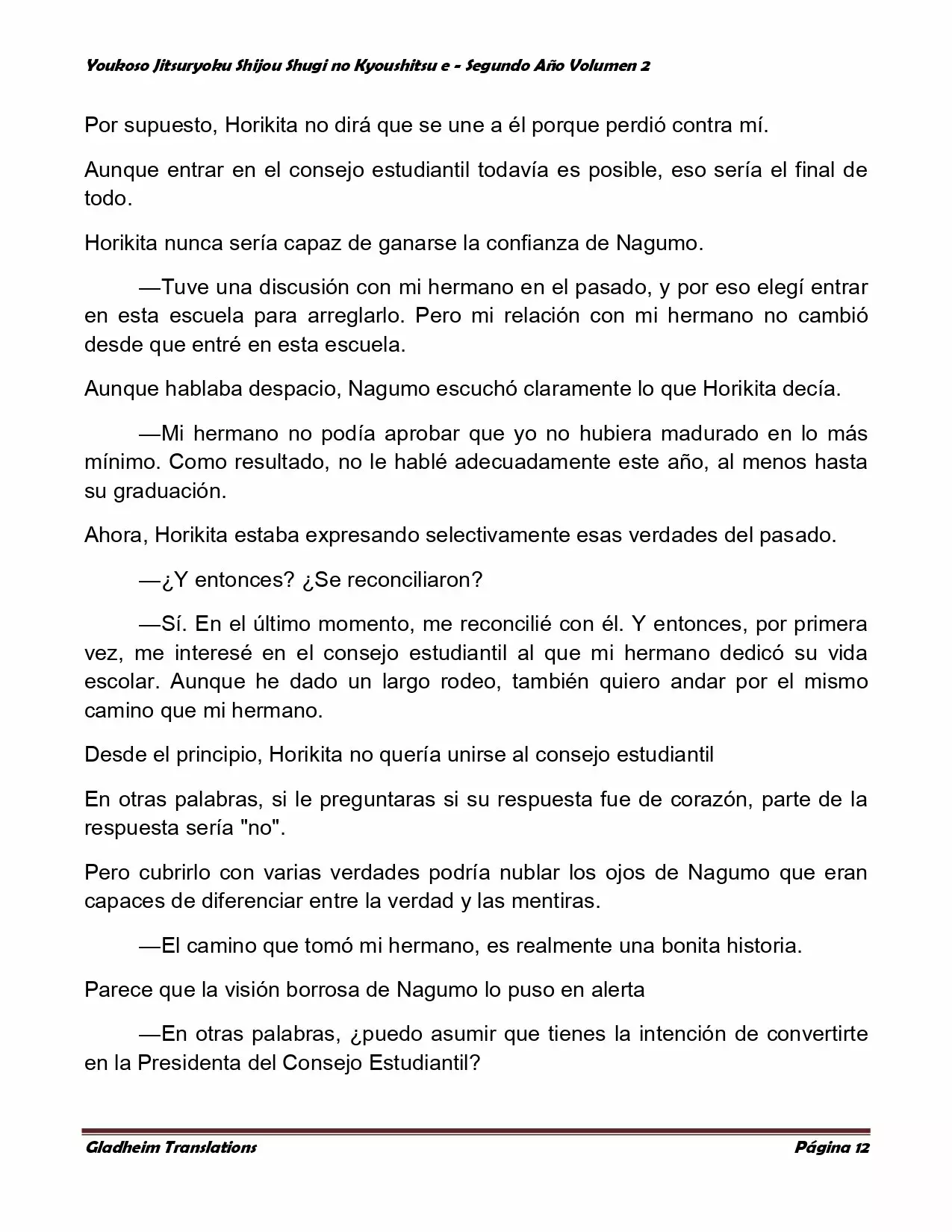 Página 12 del Manga