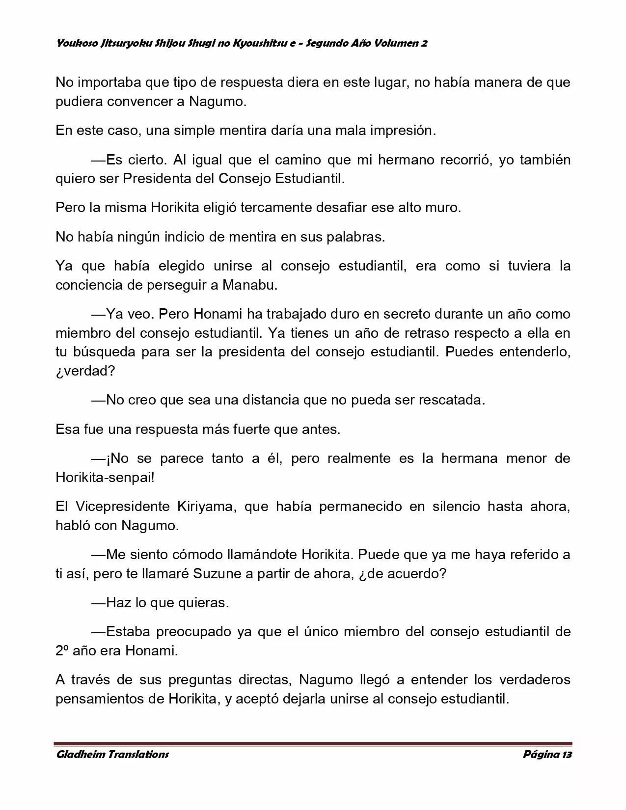 Página 13 del Manga