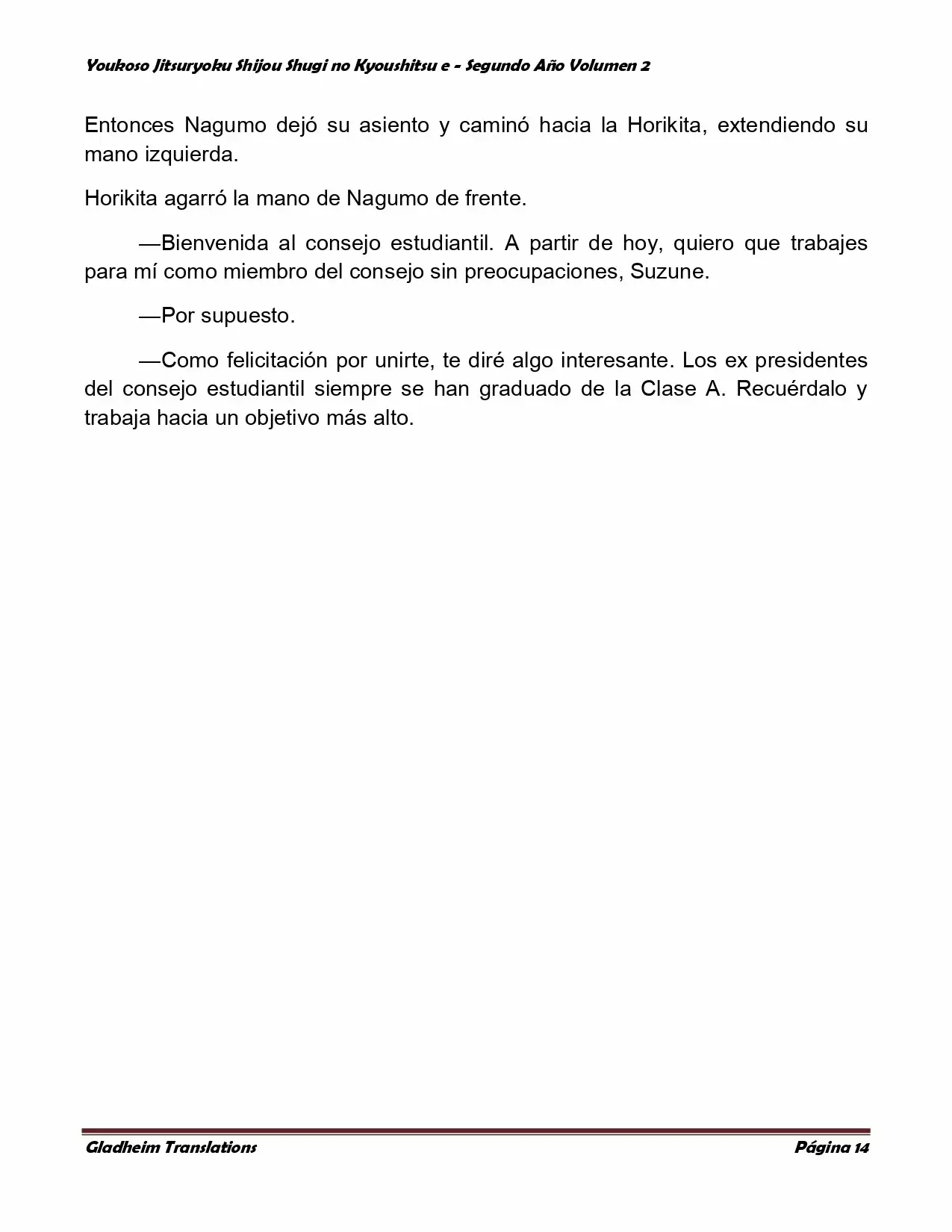 Página 14 del Manga