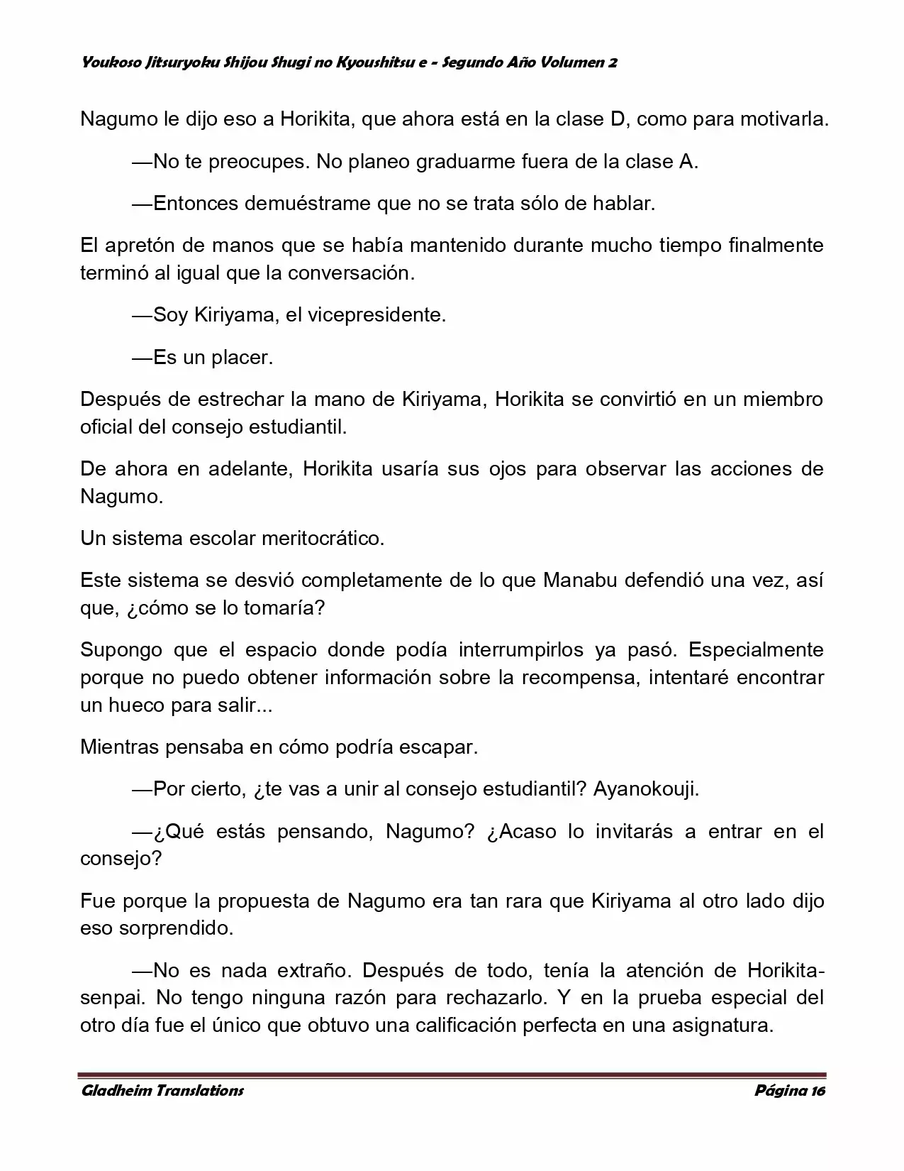 Página 16 del Manga