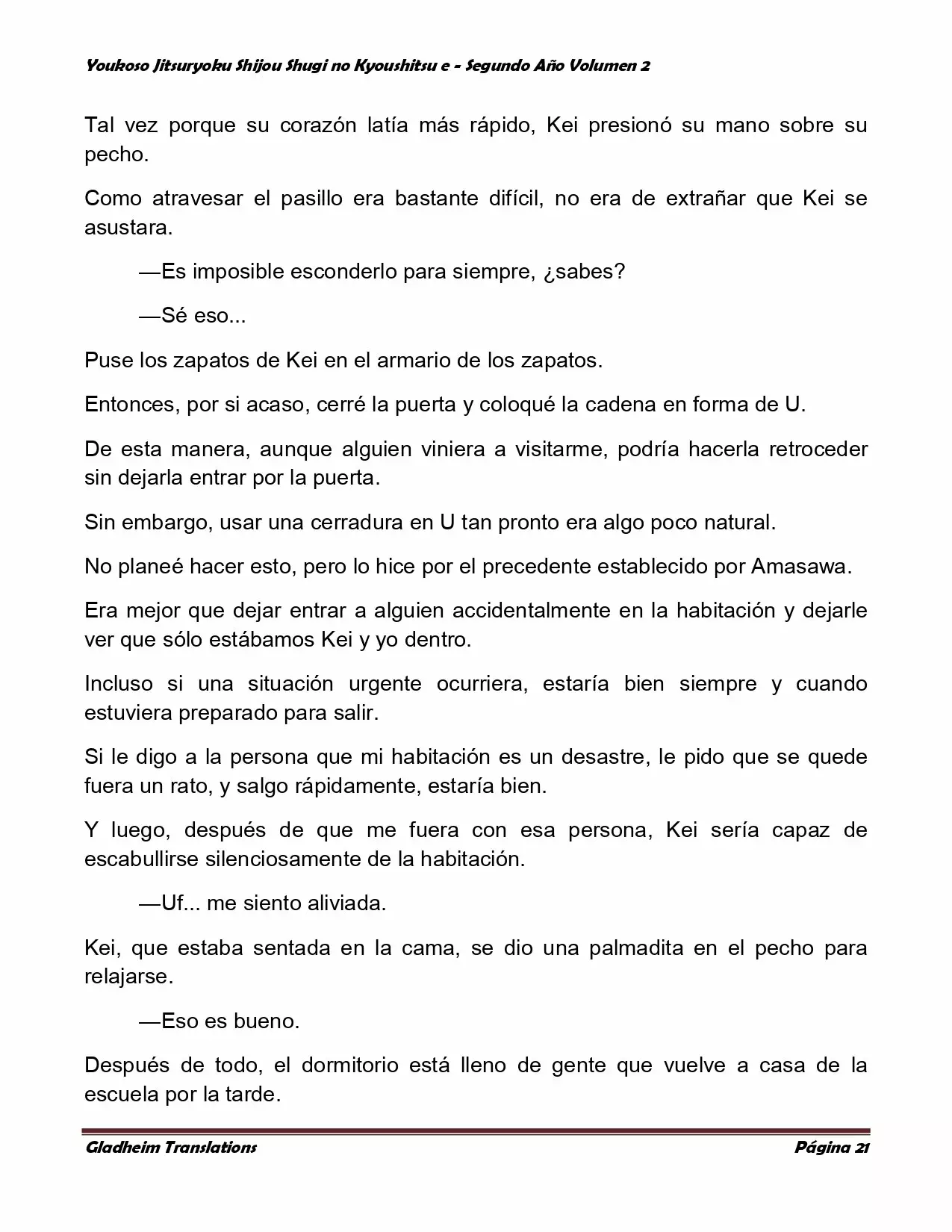 Página 21 del Manga