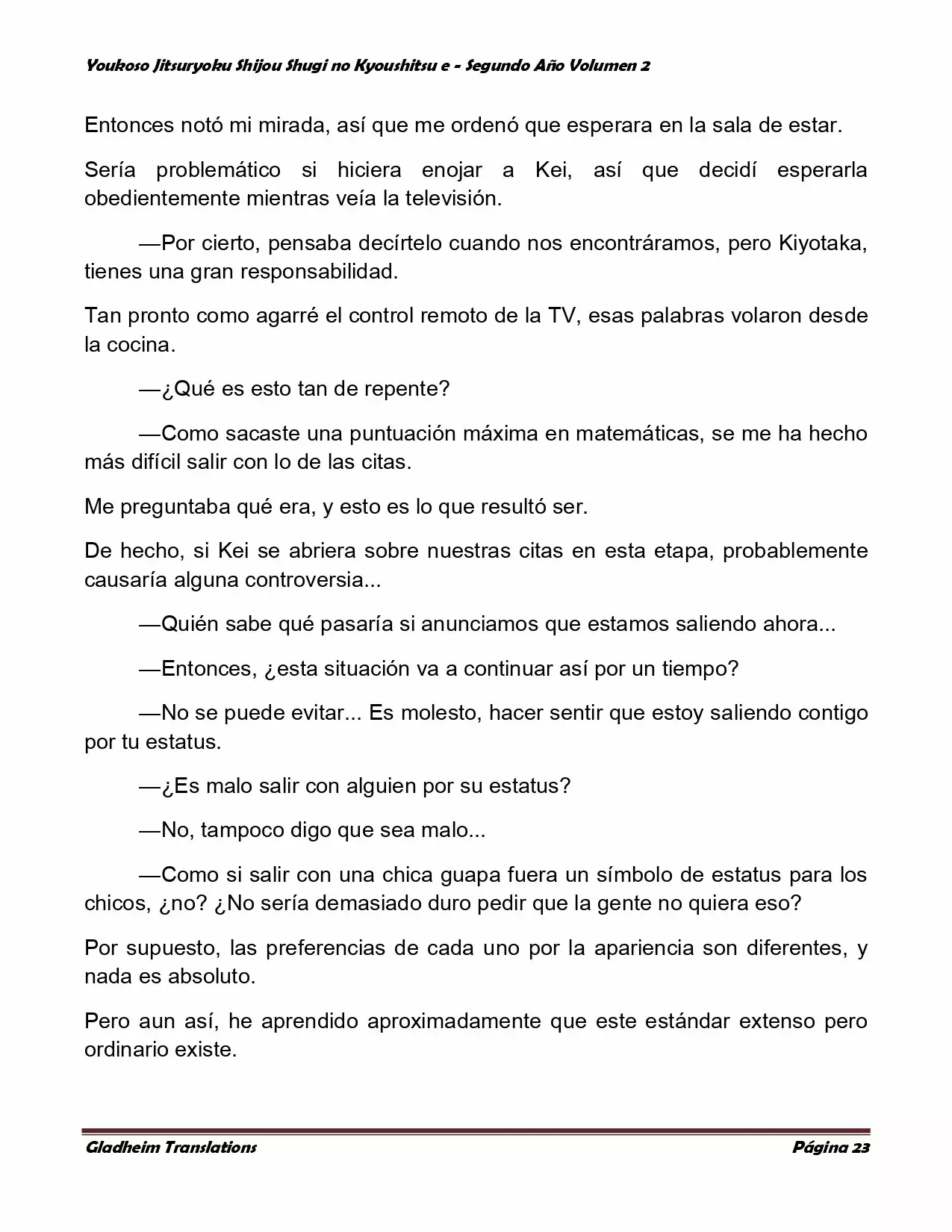 Página 23 del Manga