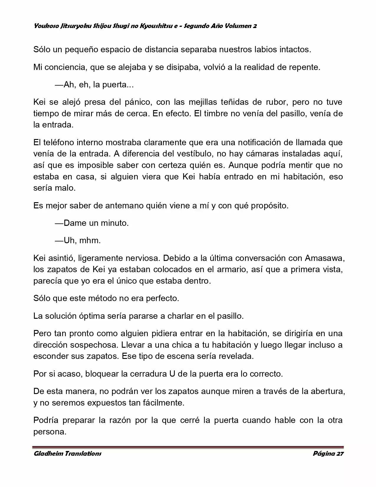 Página 27 del Manga