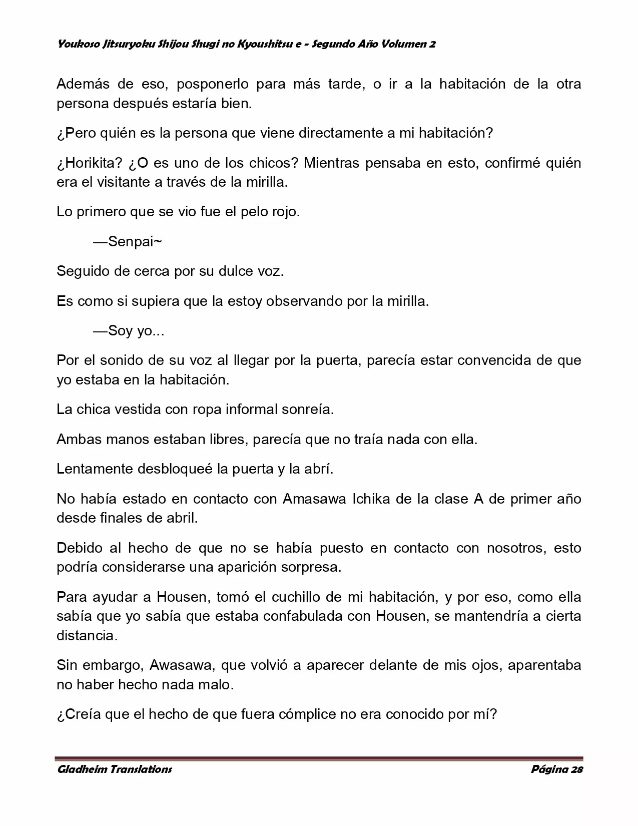 Página 28 del Manga