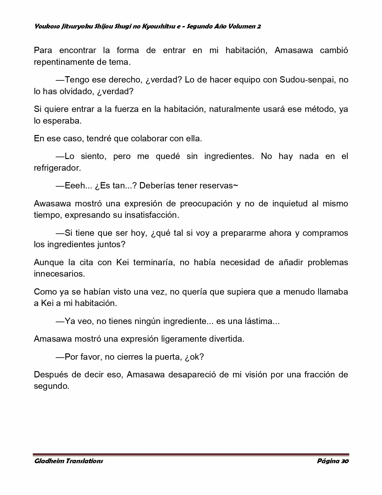 Página 30 del Manga