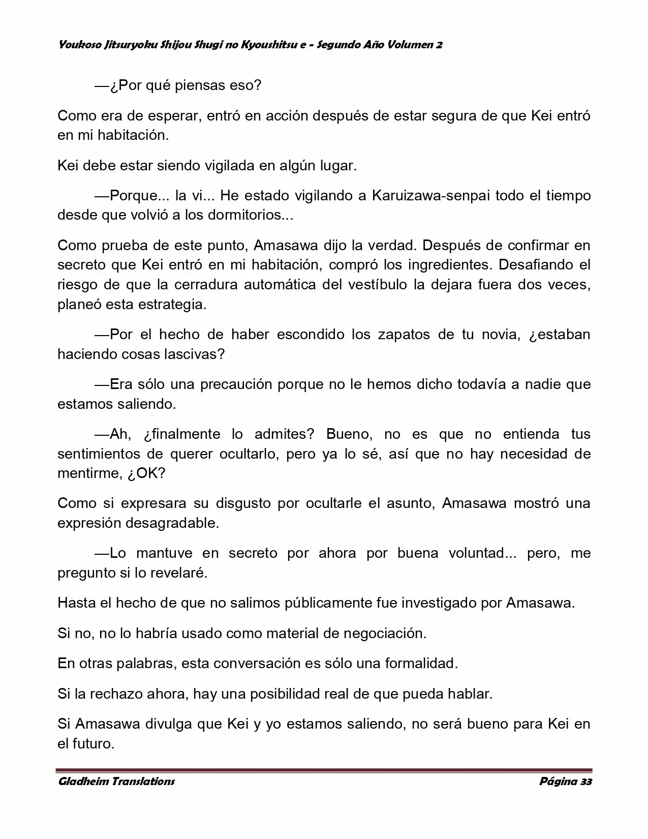 Página 33 del Manga