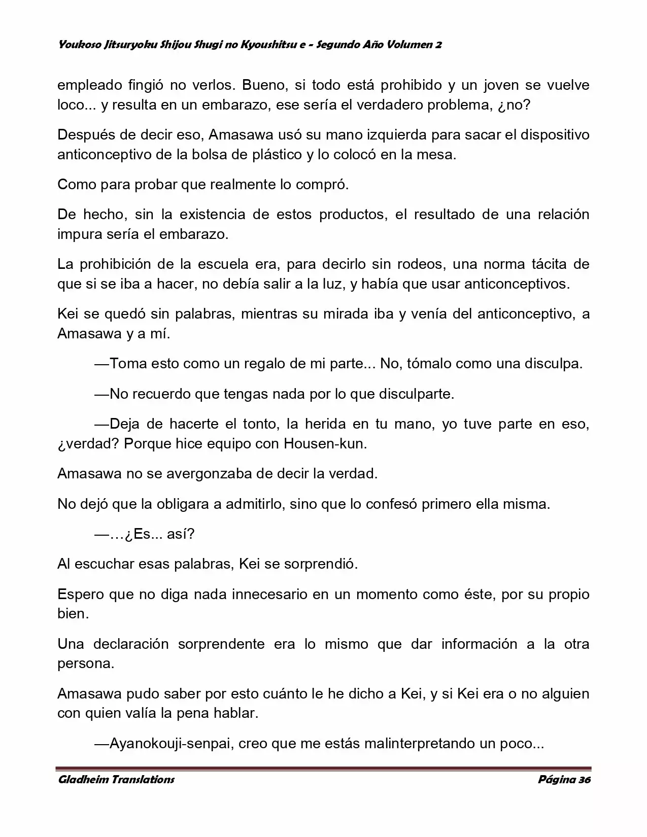 Página 36 del Manga