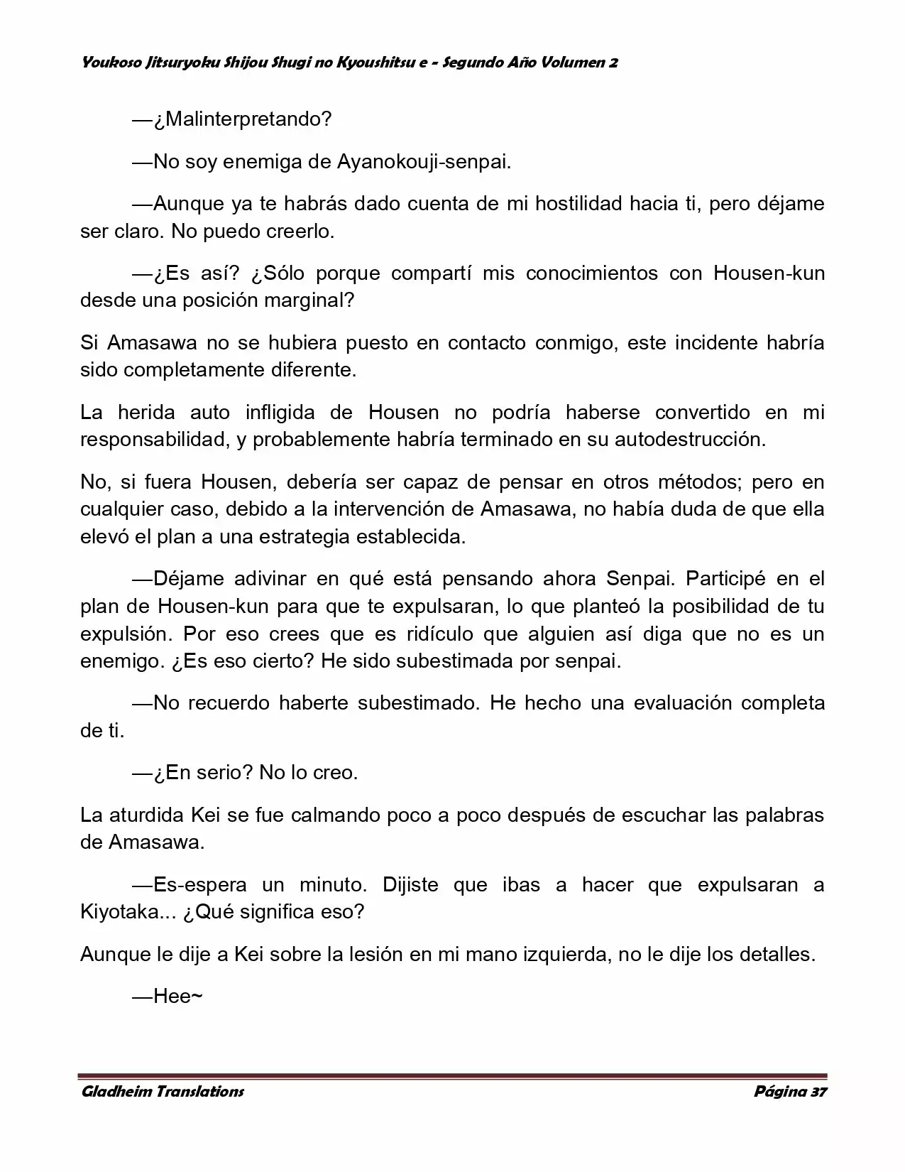 Página 37 del Manga