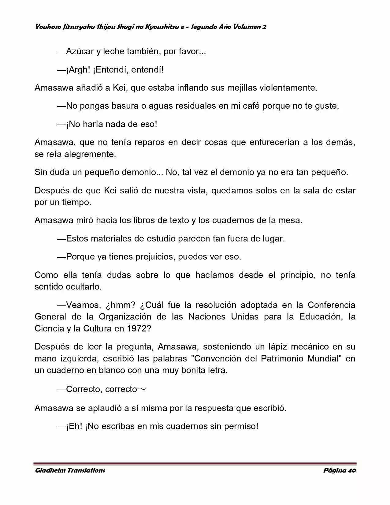 Página 40 del Manga