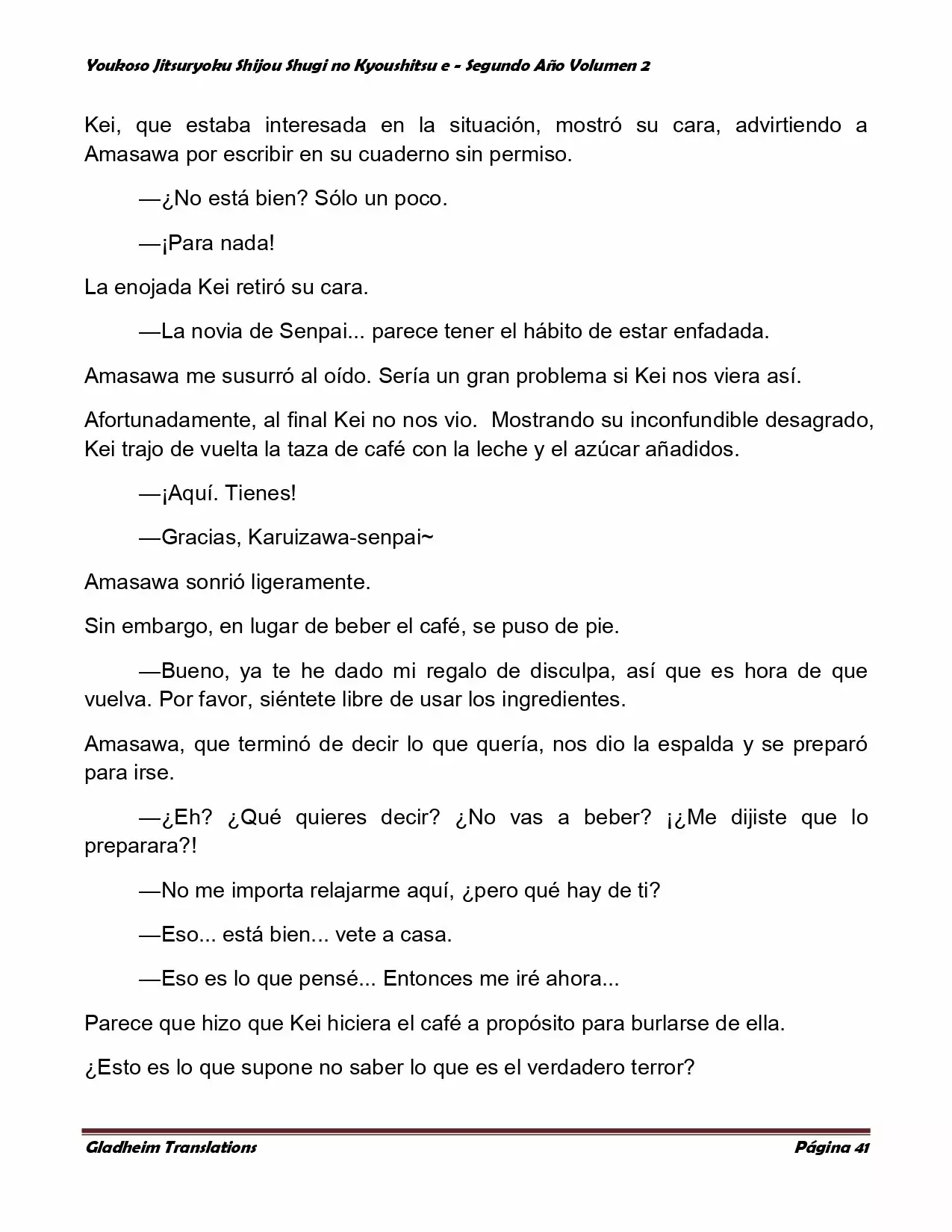 Página 41 del Manga