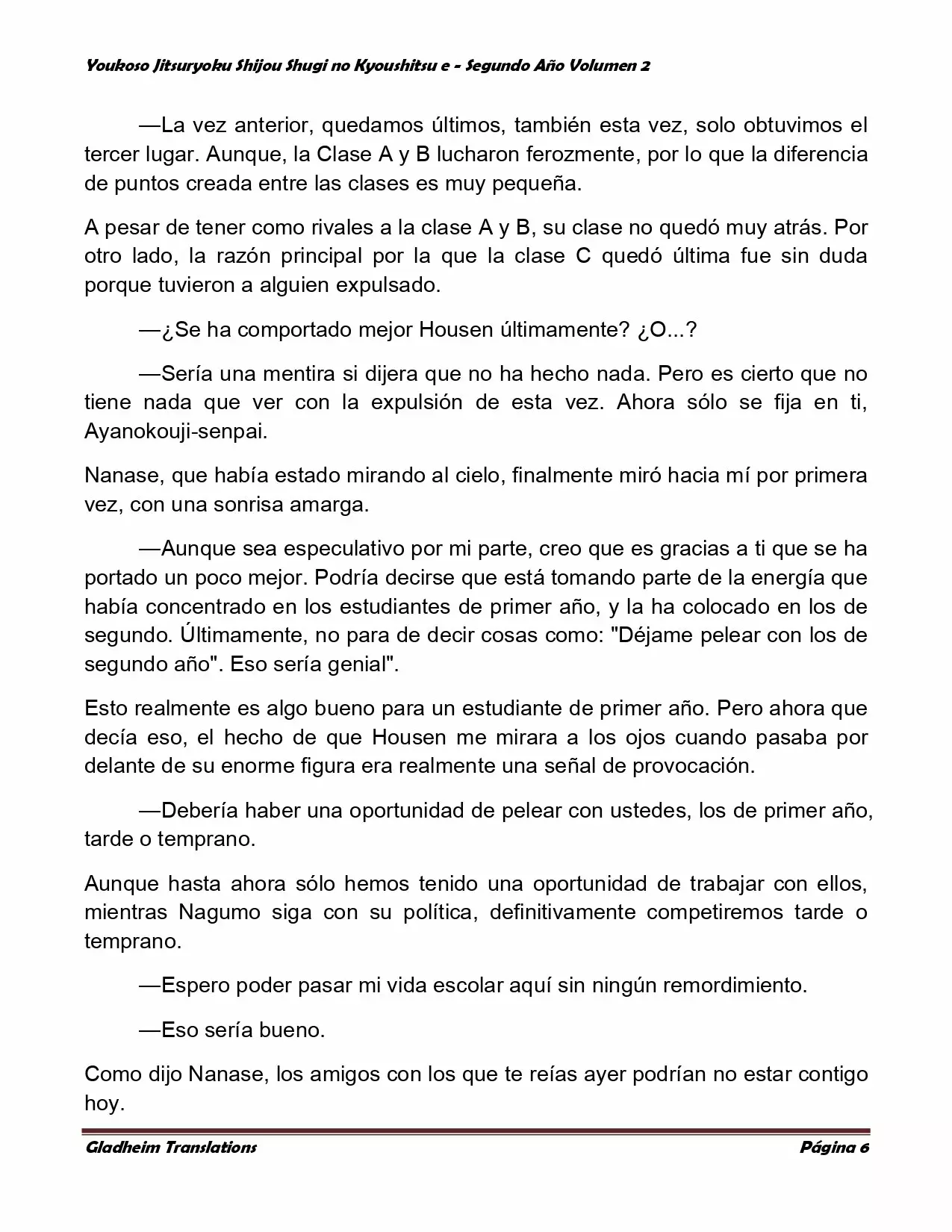 Página 6 del Manga