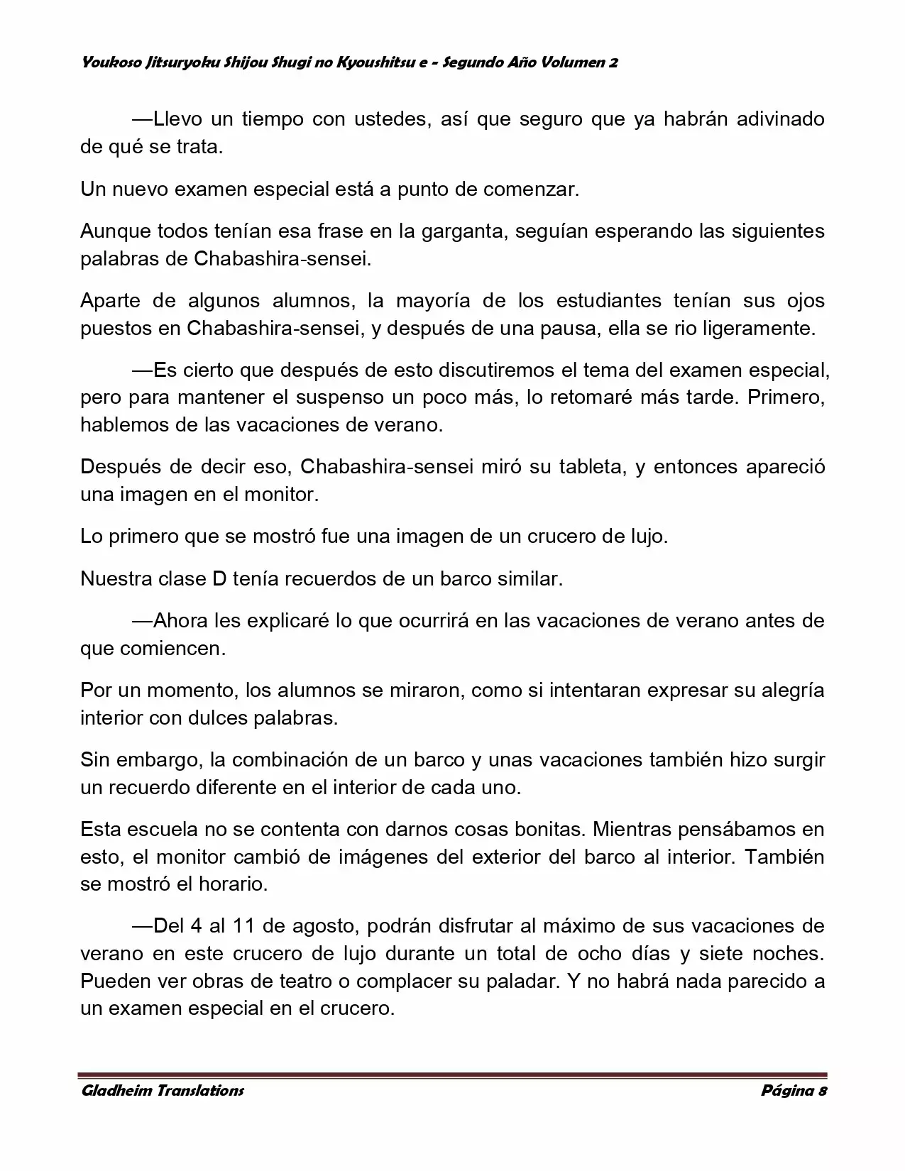 Página 8 del Manga