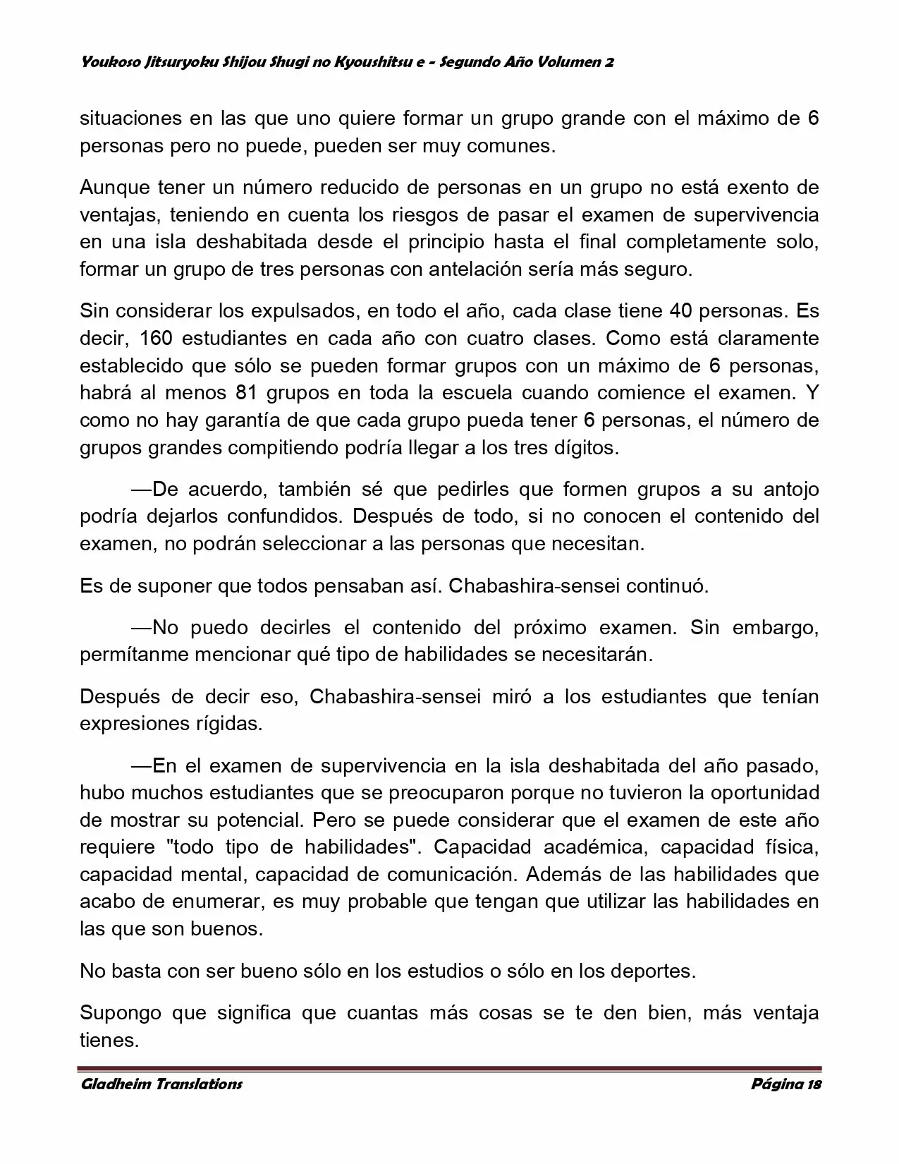 Página 18 del Manga