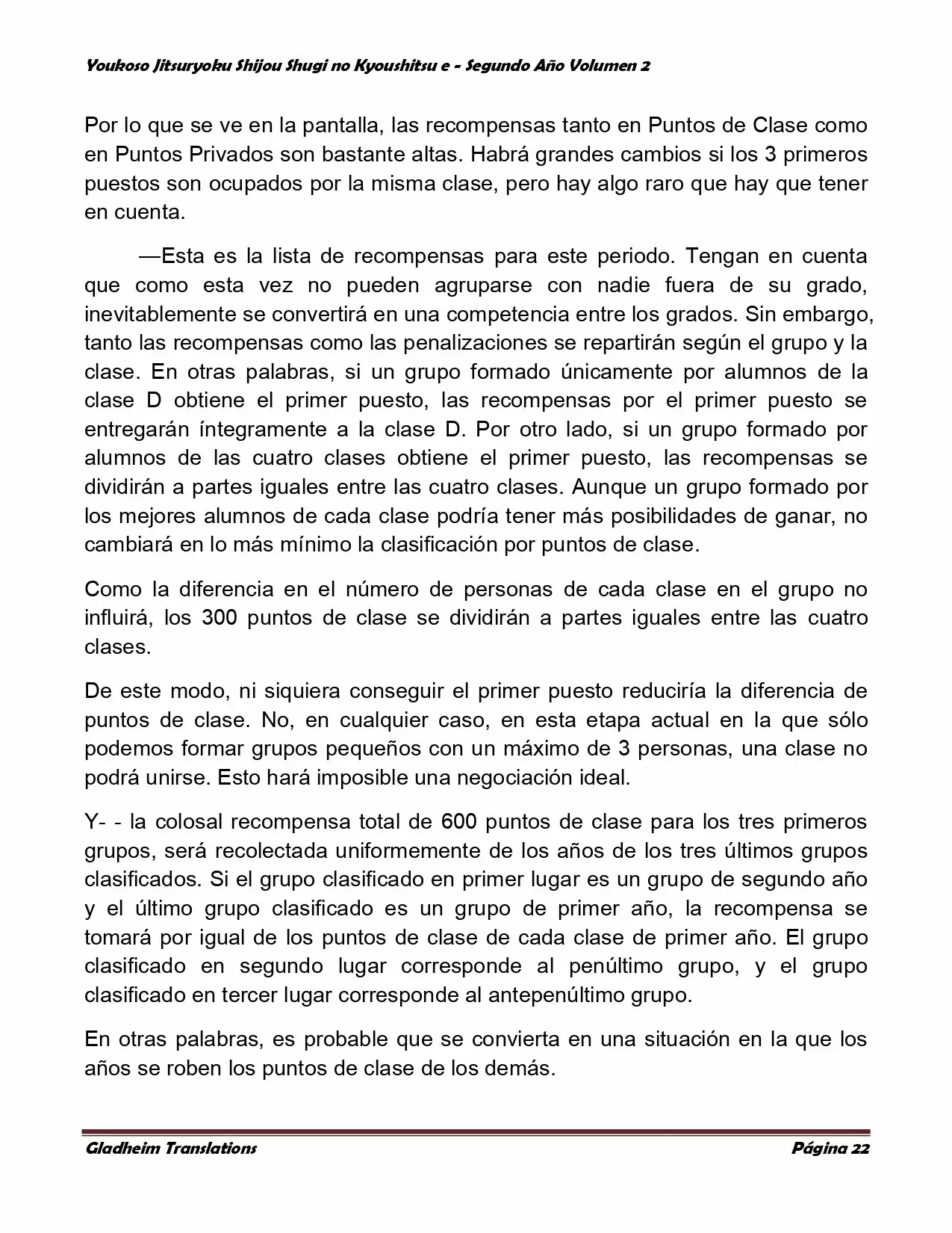 Página 22 del Manga