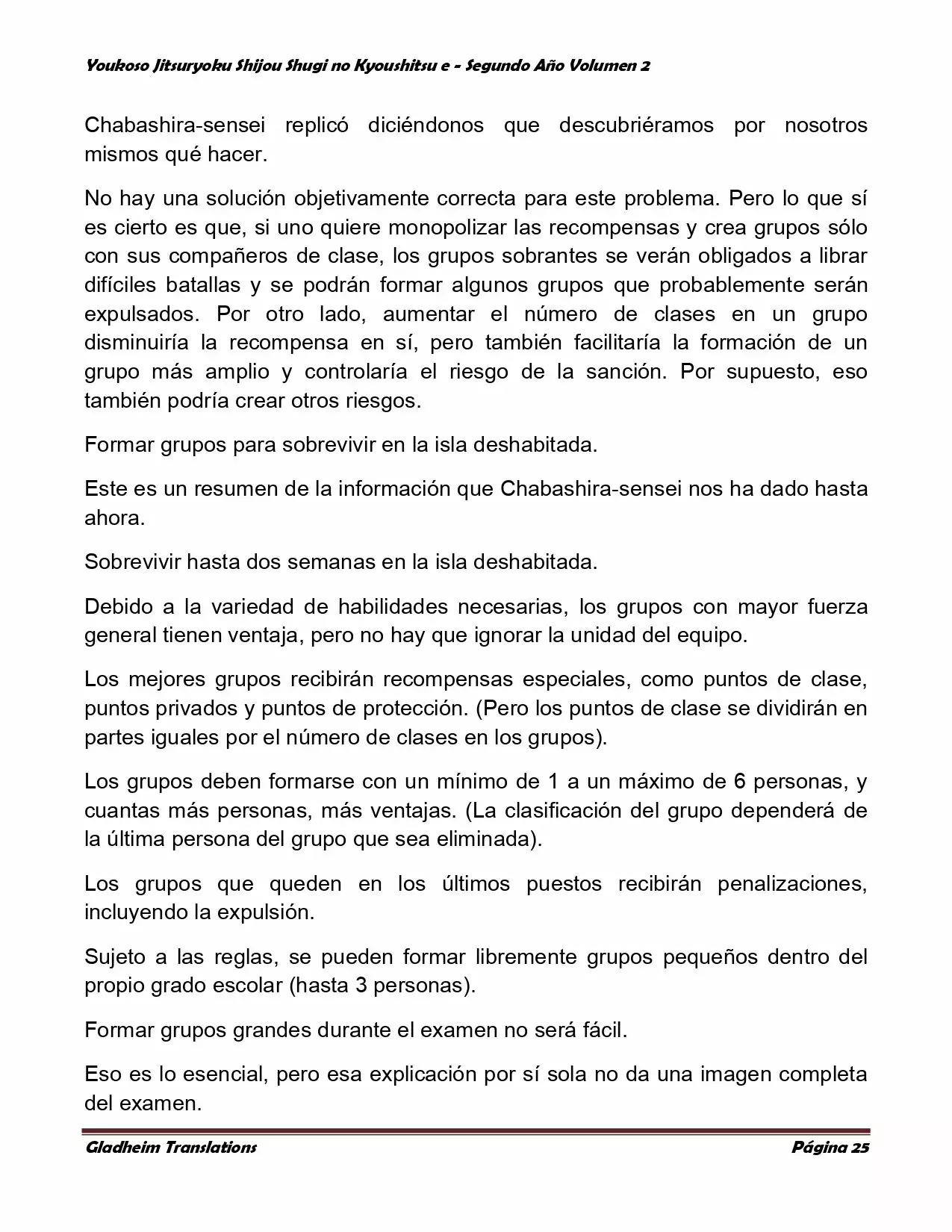 Página 25 del Manga