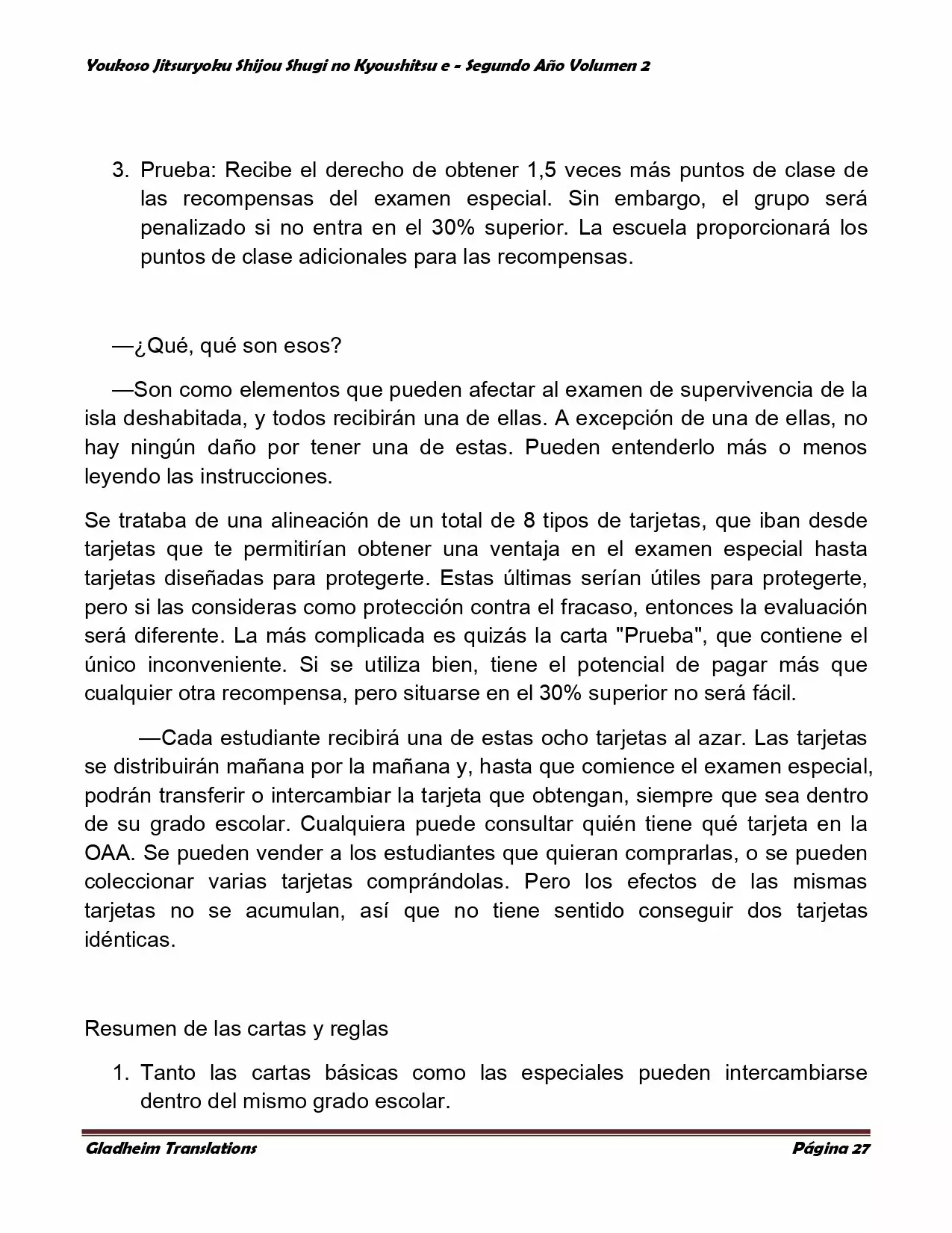 Página 27 del Manga