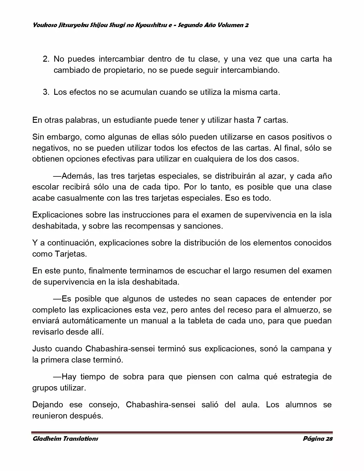 Página 28 del Manga