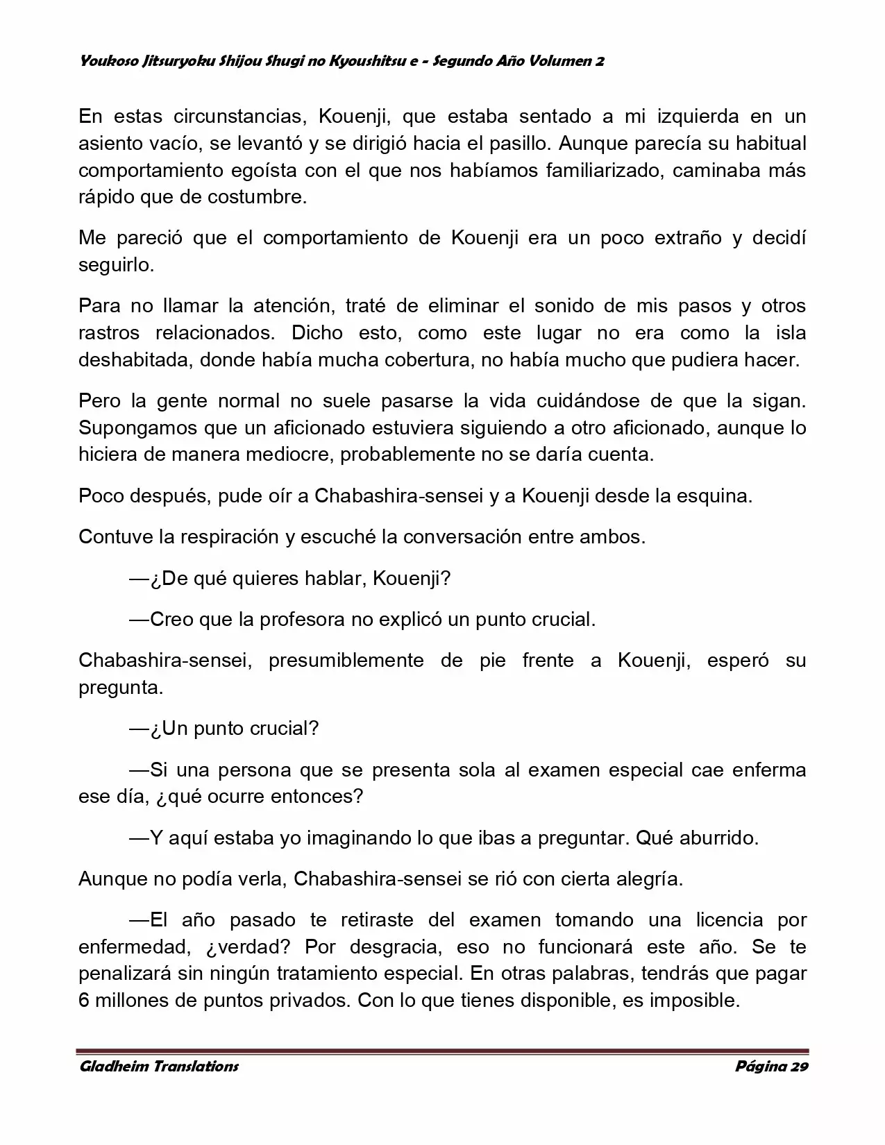 Página 29 del Manga