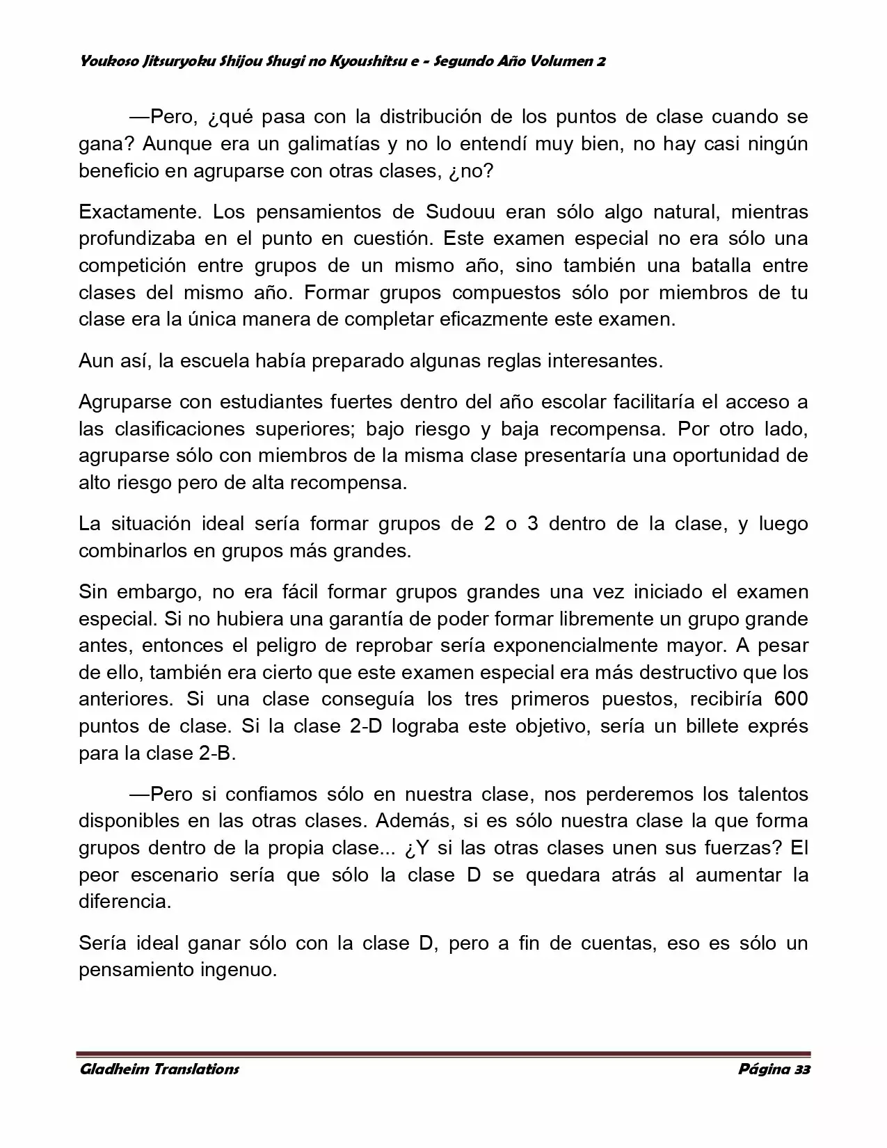 Página 33 del Manga