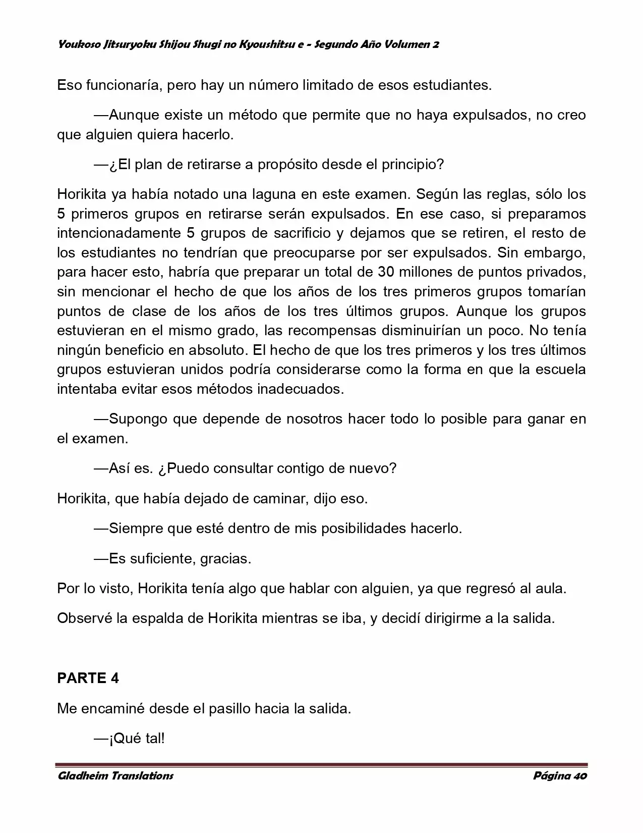 Página 40 del Manga