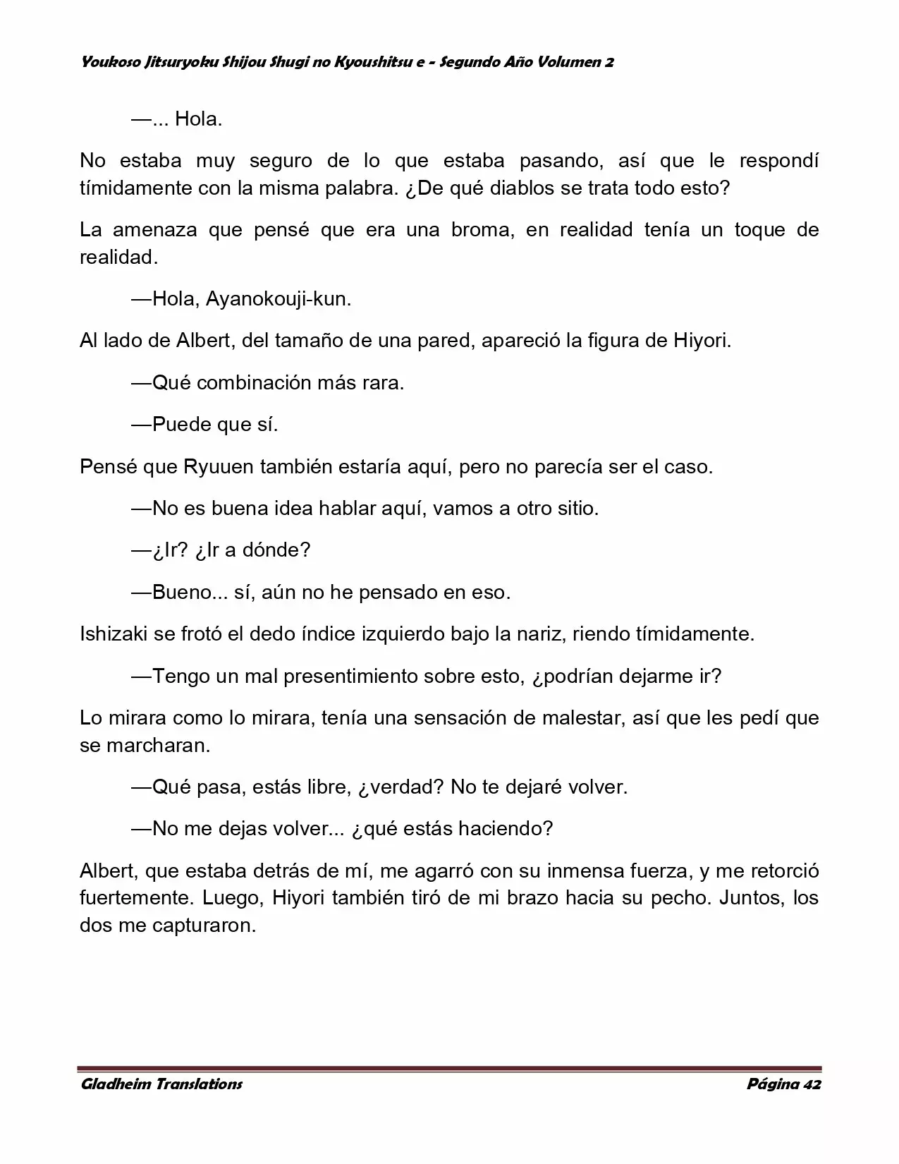 Página 42 del Manga