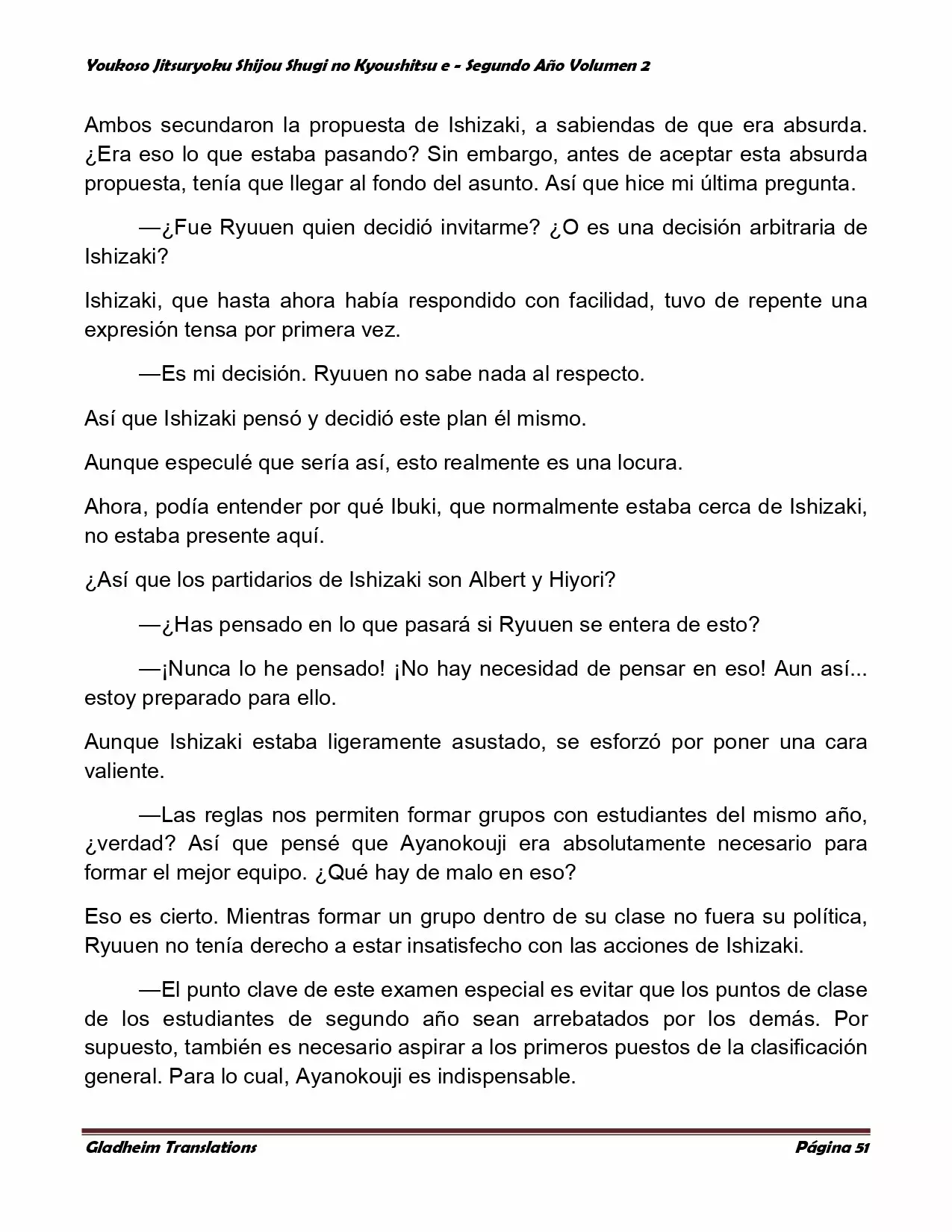 Página 51 del Manga