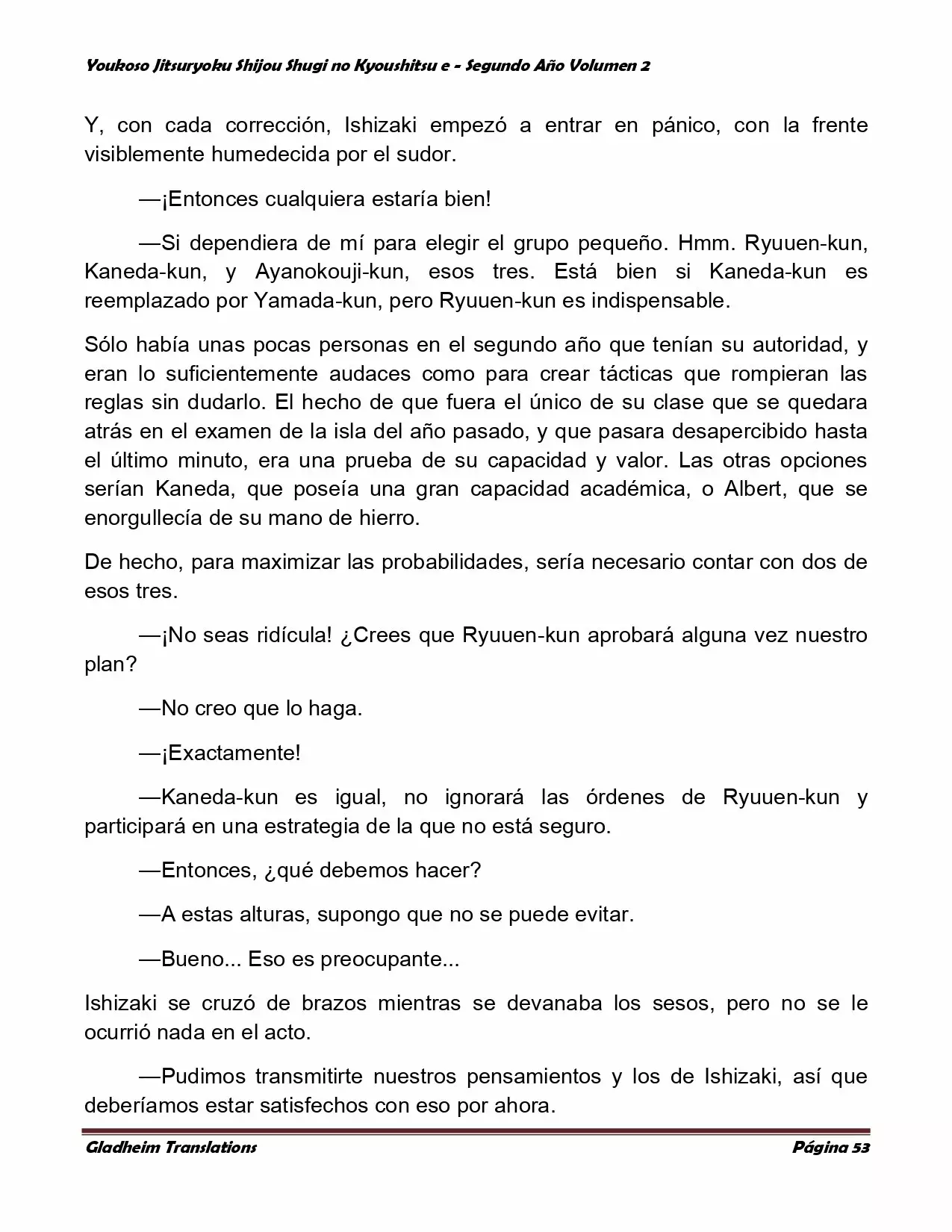 Página 53 del Manga