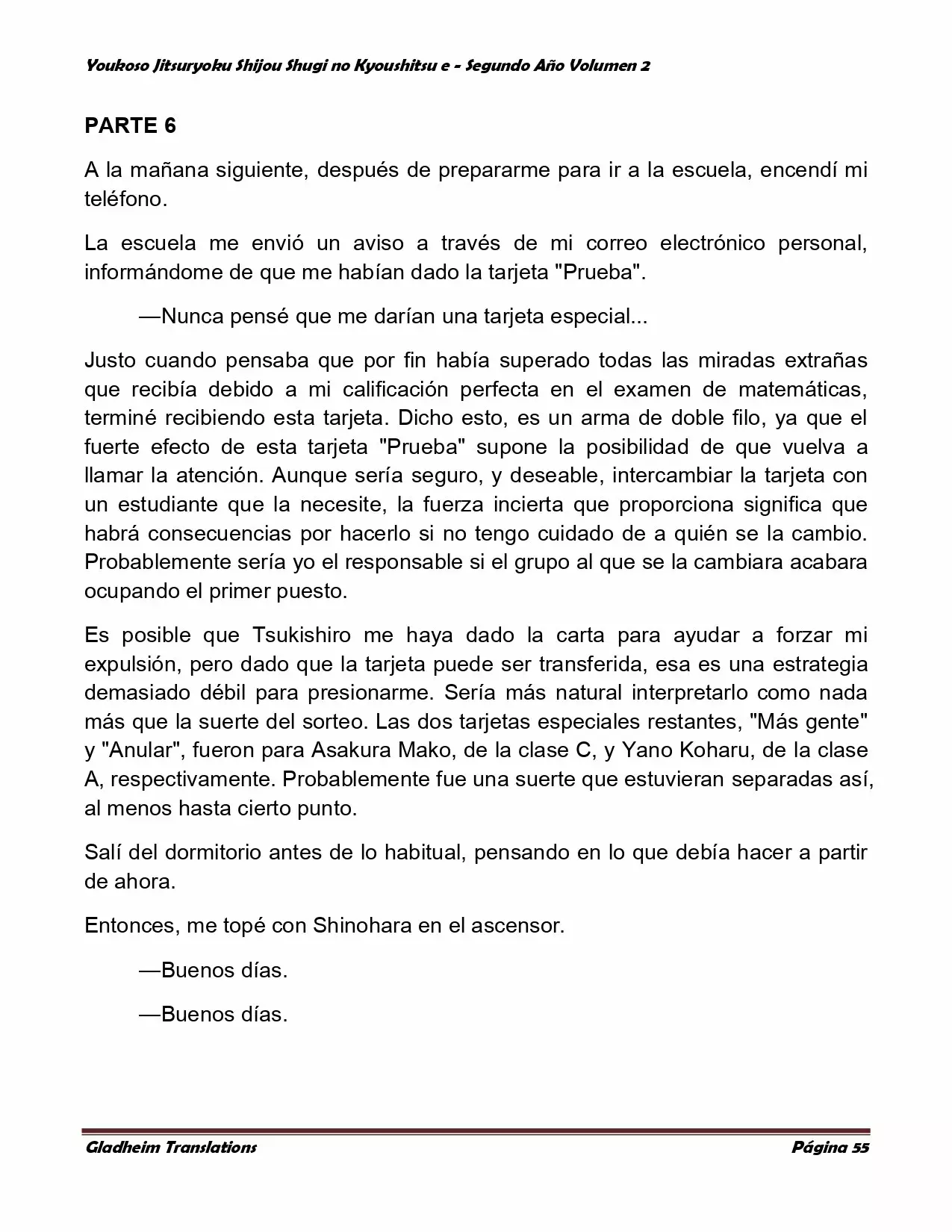 Página 55 del Manga