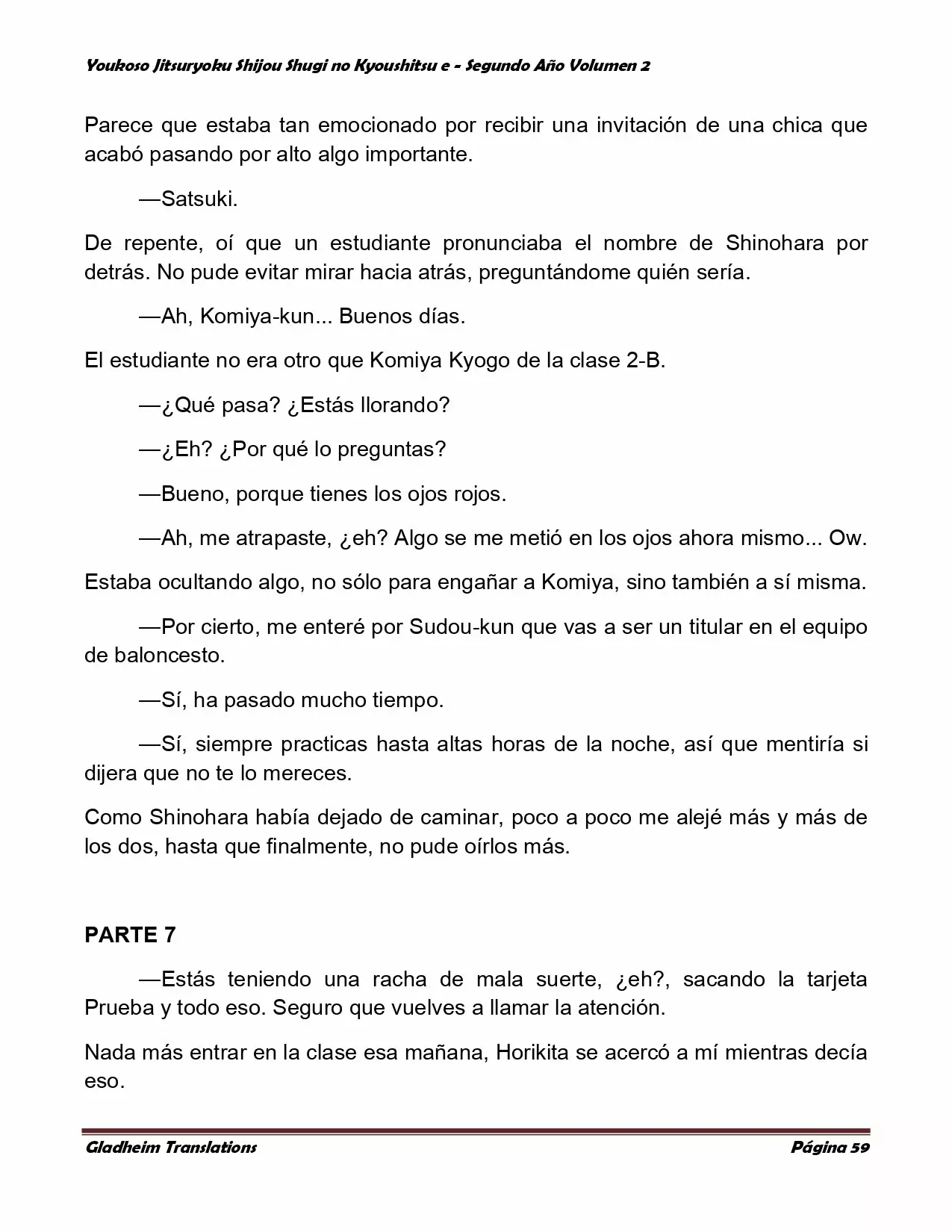 Página 59 del Manga