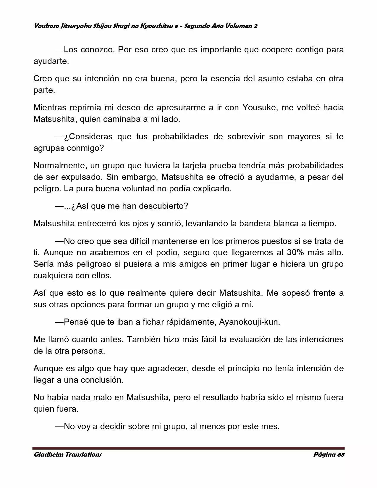 Página 68 del Manga